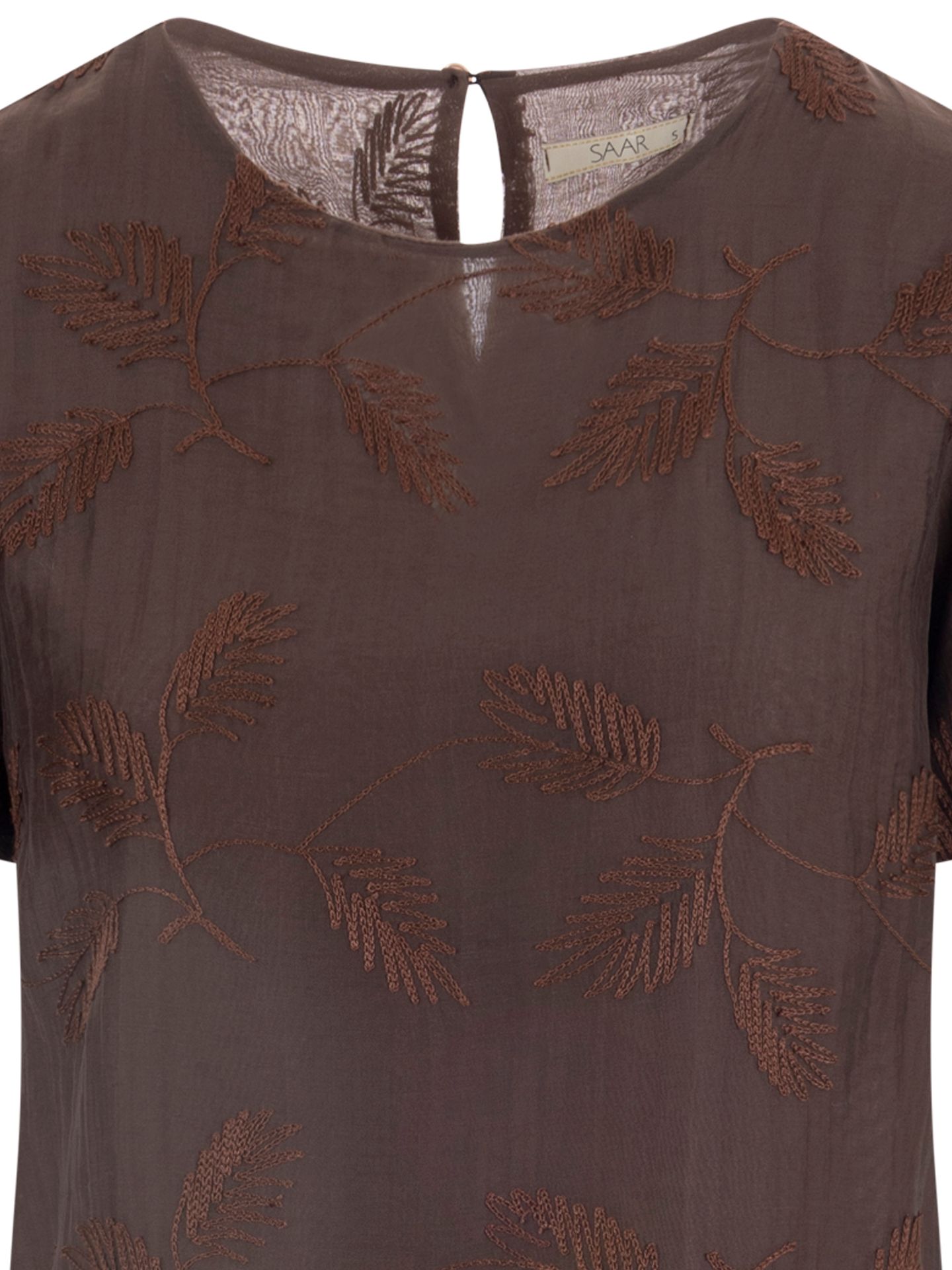 SAAR Blouse Vine Bruin 00084966-5800