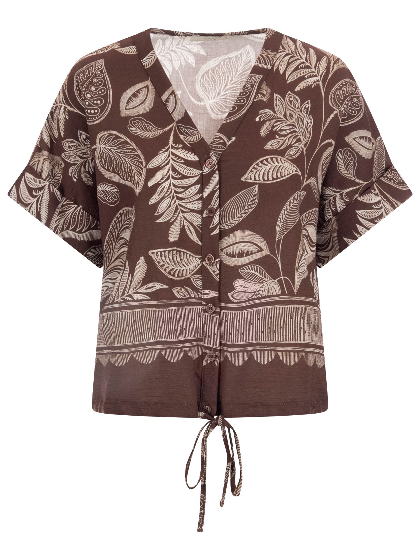 SAAR Blouse Vrome Bruin 00084969-5800