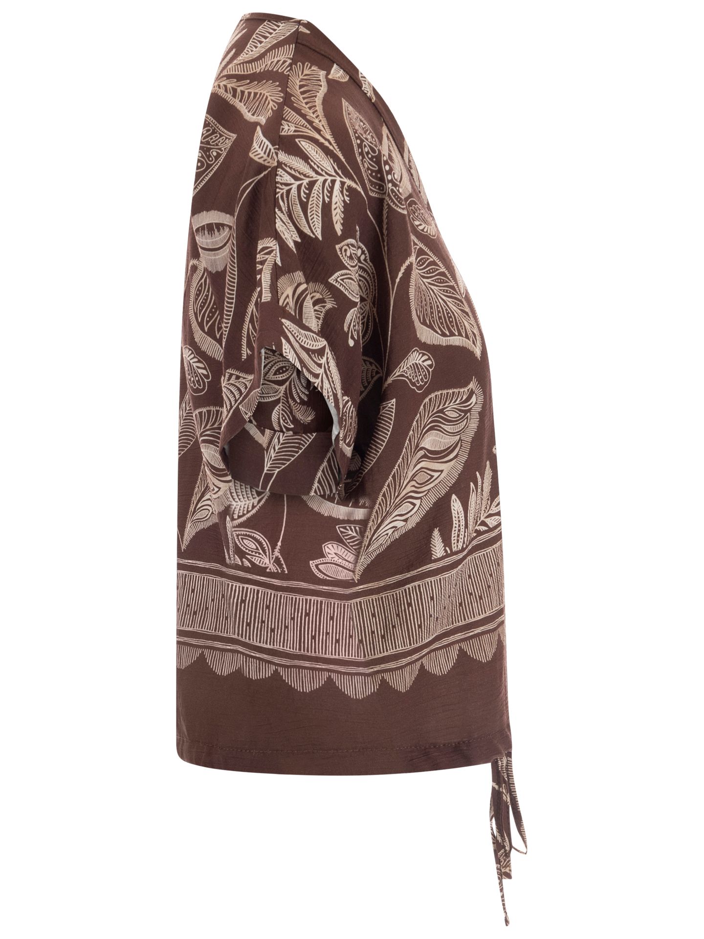 SAAR Blouse Vrome Bruin 00084969-5800