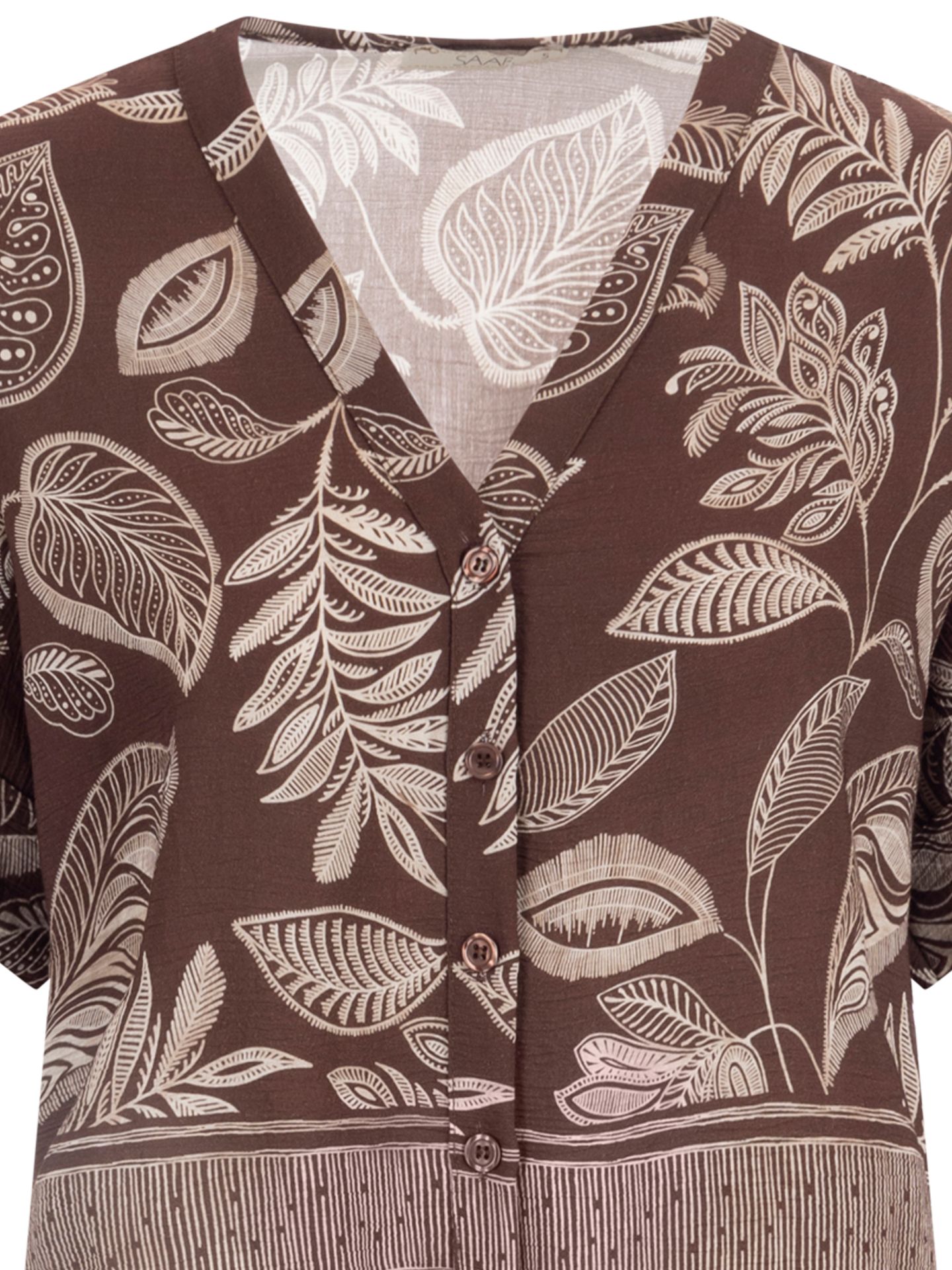 SAAR Blouse Vrome Bruin 00084969-5800