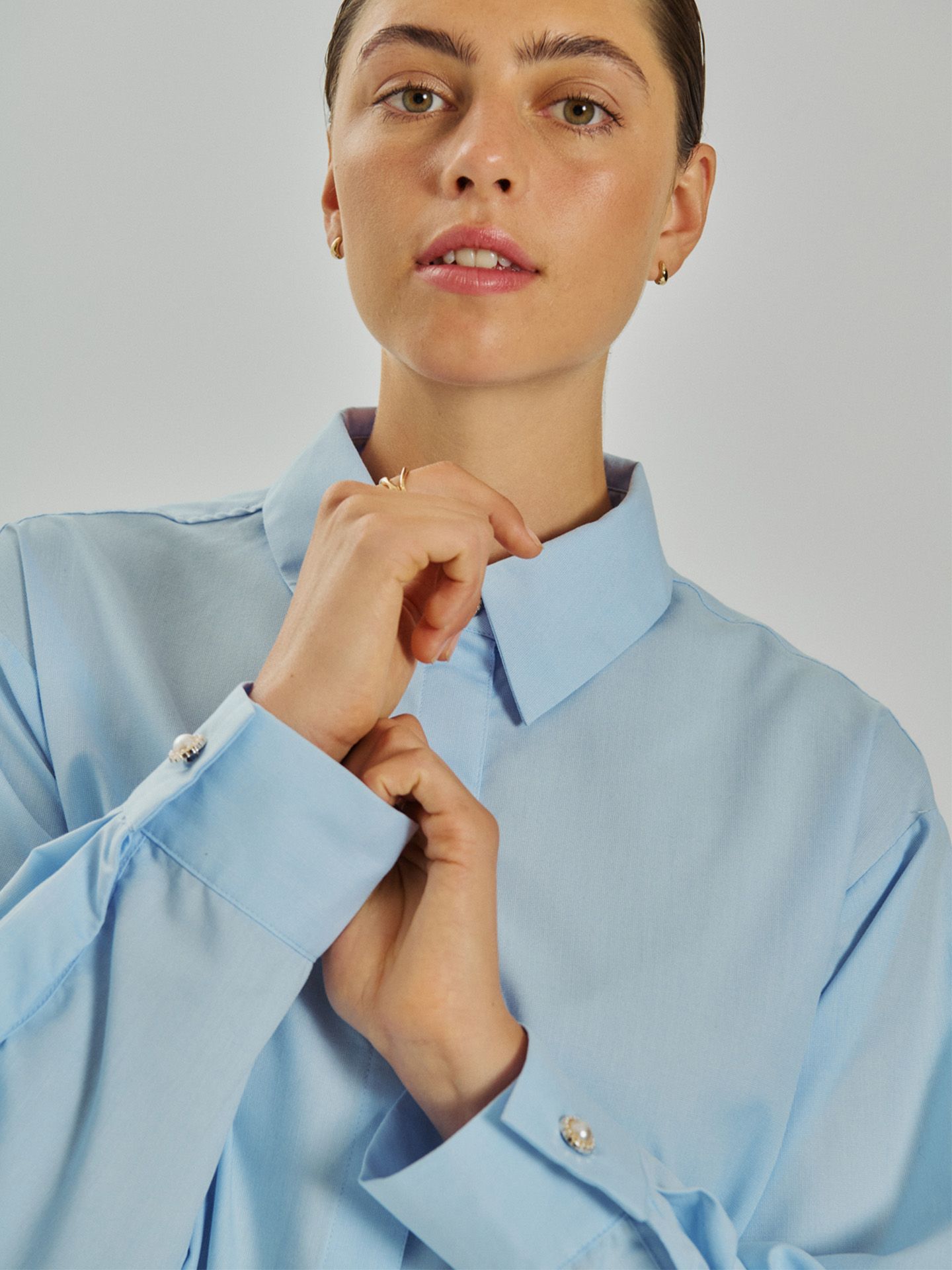 Freequent Blouse Flynn Blauw 00084980-1600
