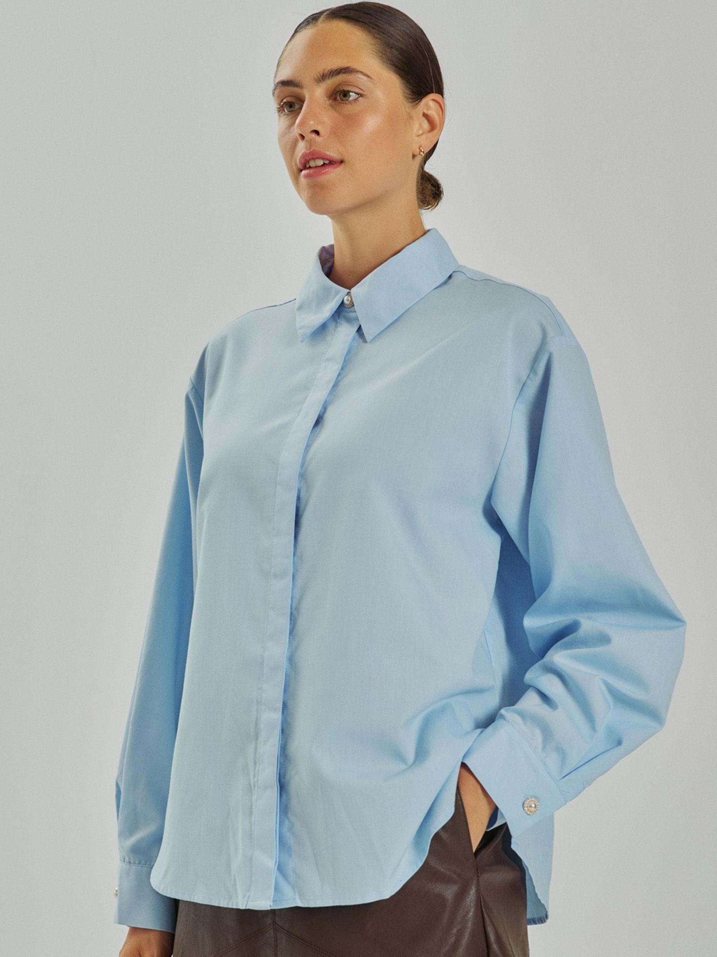 Freequent Blouse Flynn Blauw 00084980-1600