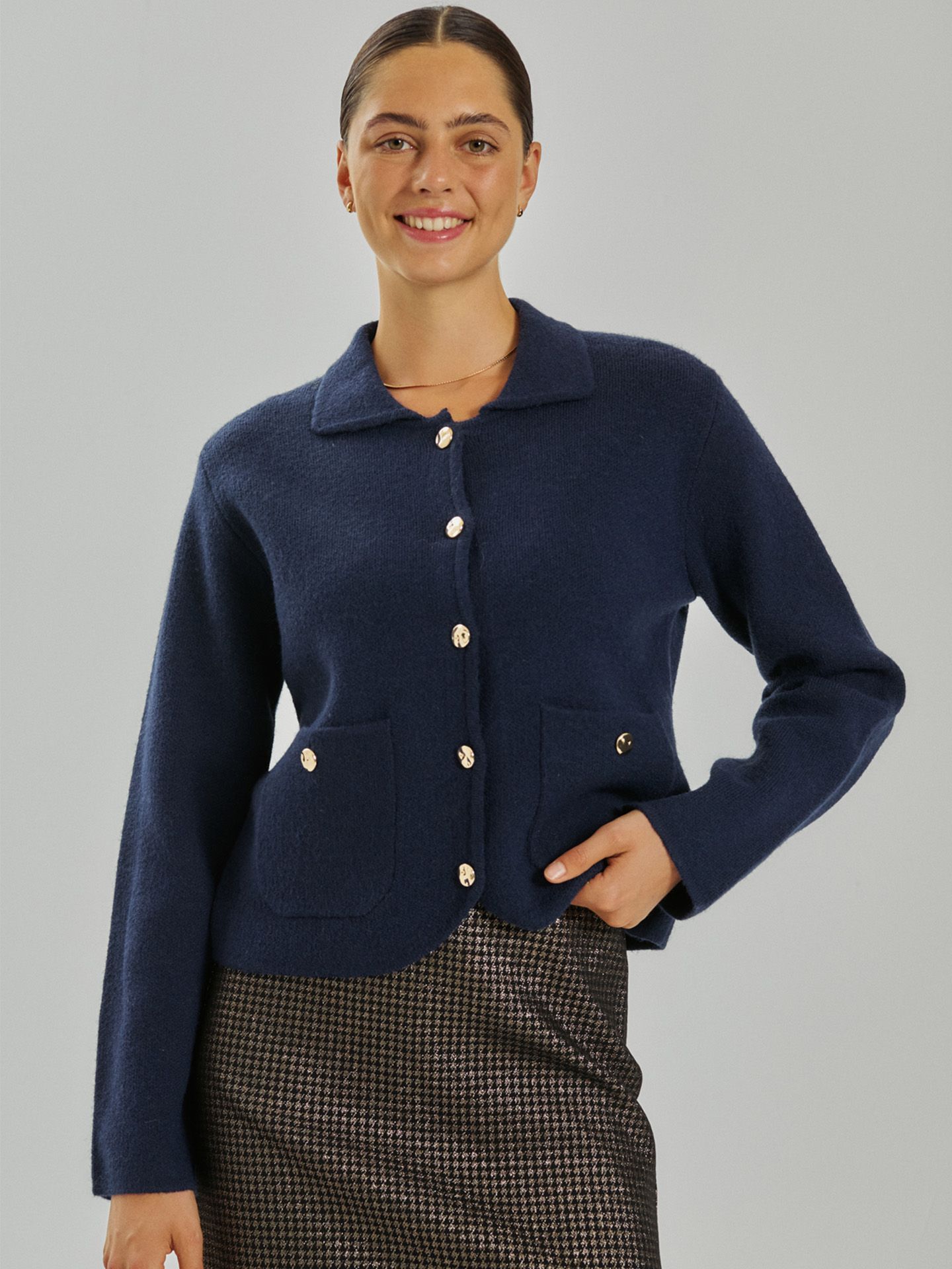 Freequent Vest Zana Blauw 00084987-1500