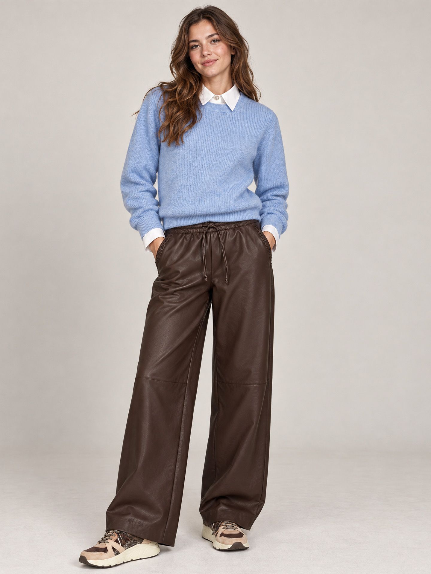 Freequent Pull-over Hara Blauw 00084989-1600