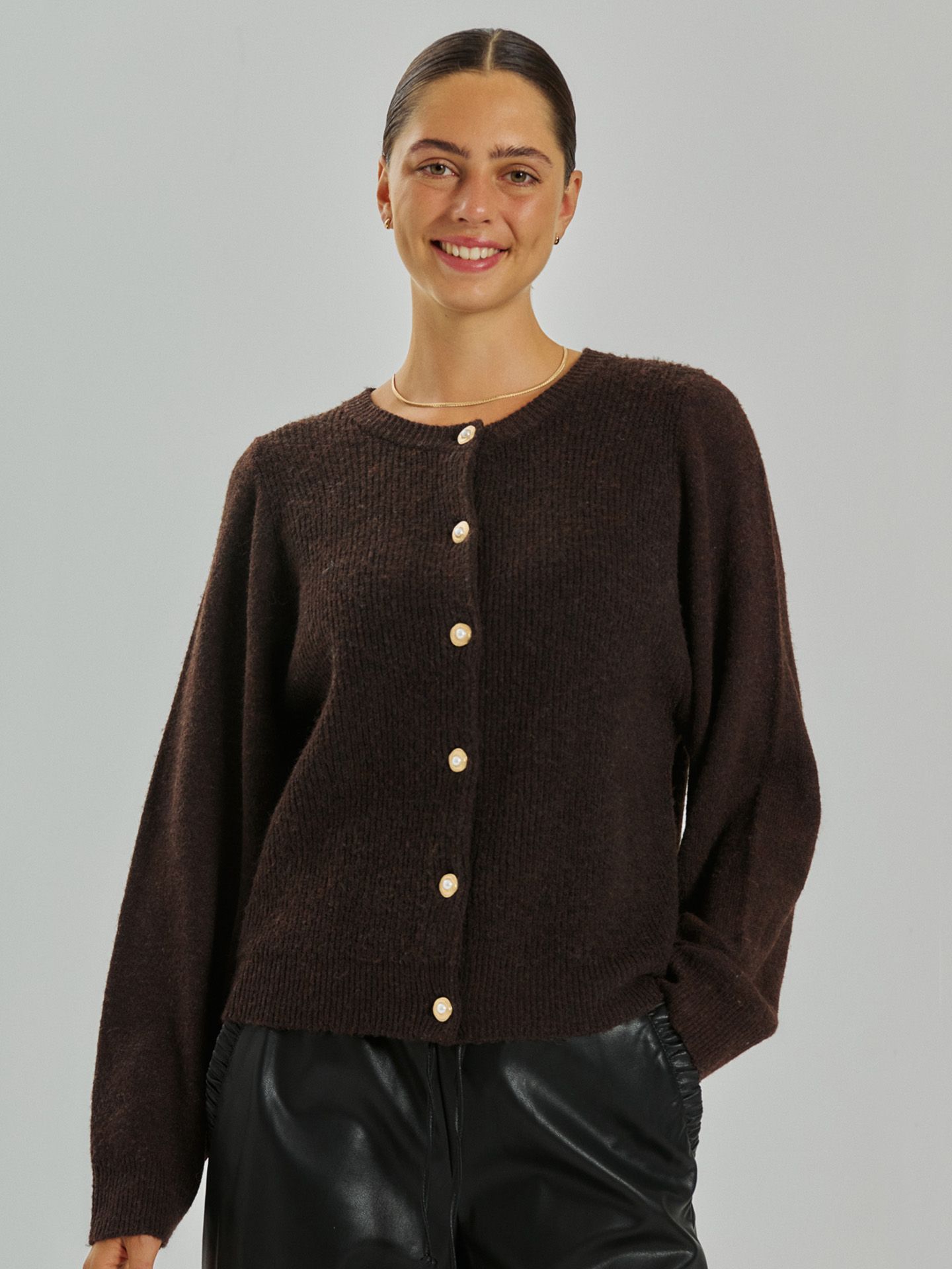 Freequent Vest Hara Bruin 00084990-5800