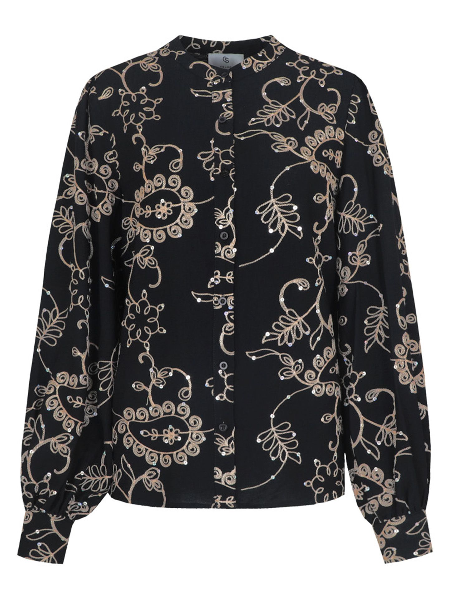 C&S The Label Blouse Nova Zwart 00084994-7500