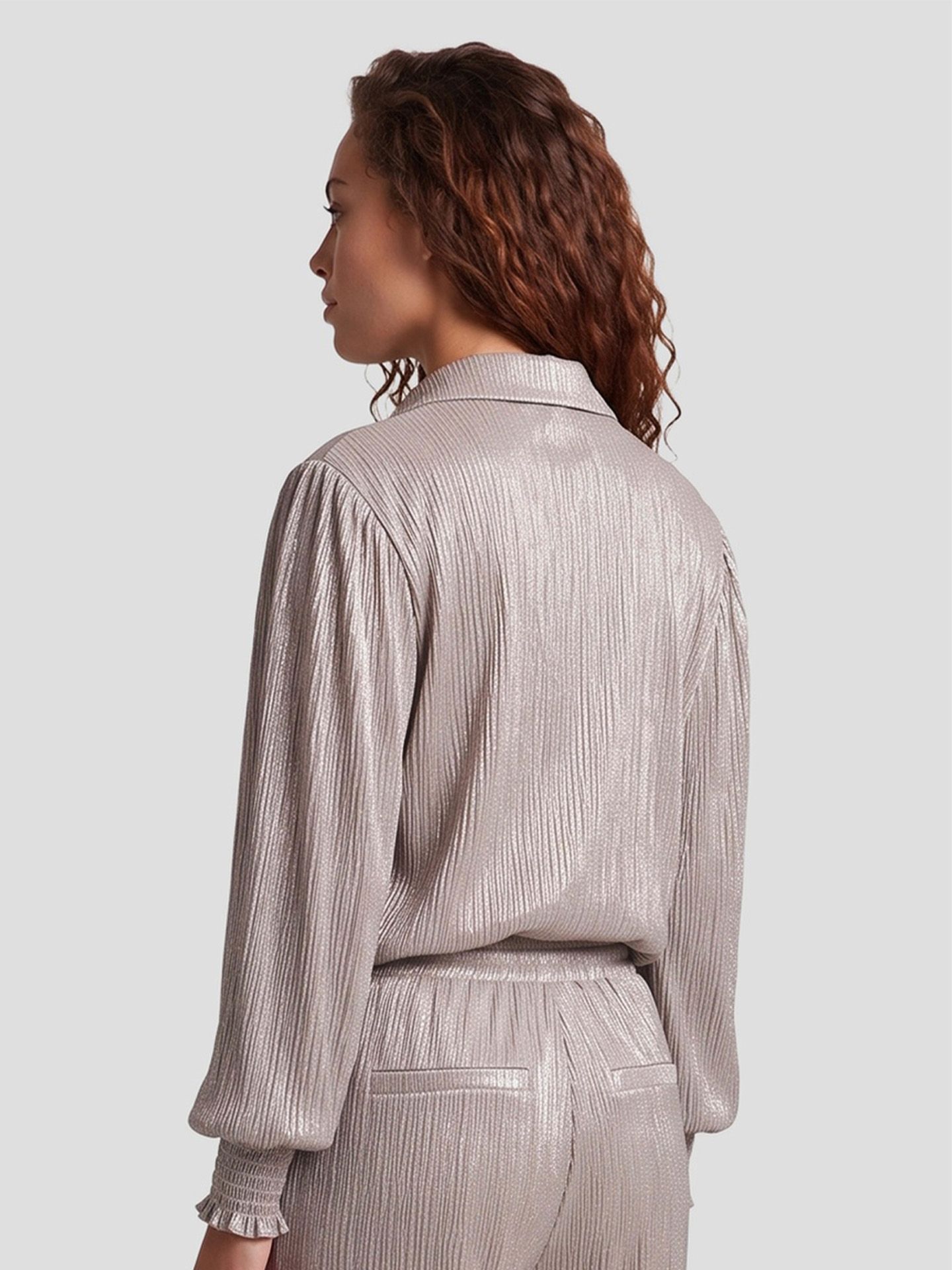 C&S The Label Blouse Lynea Beige 00084997-5201