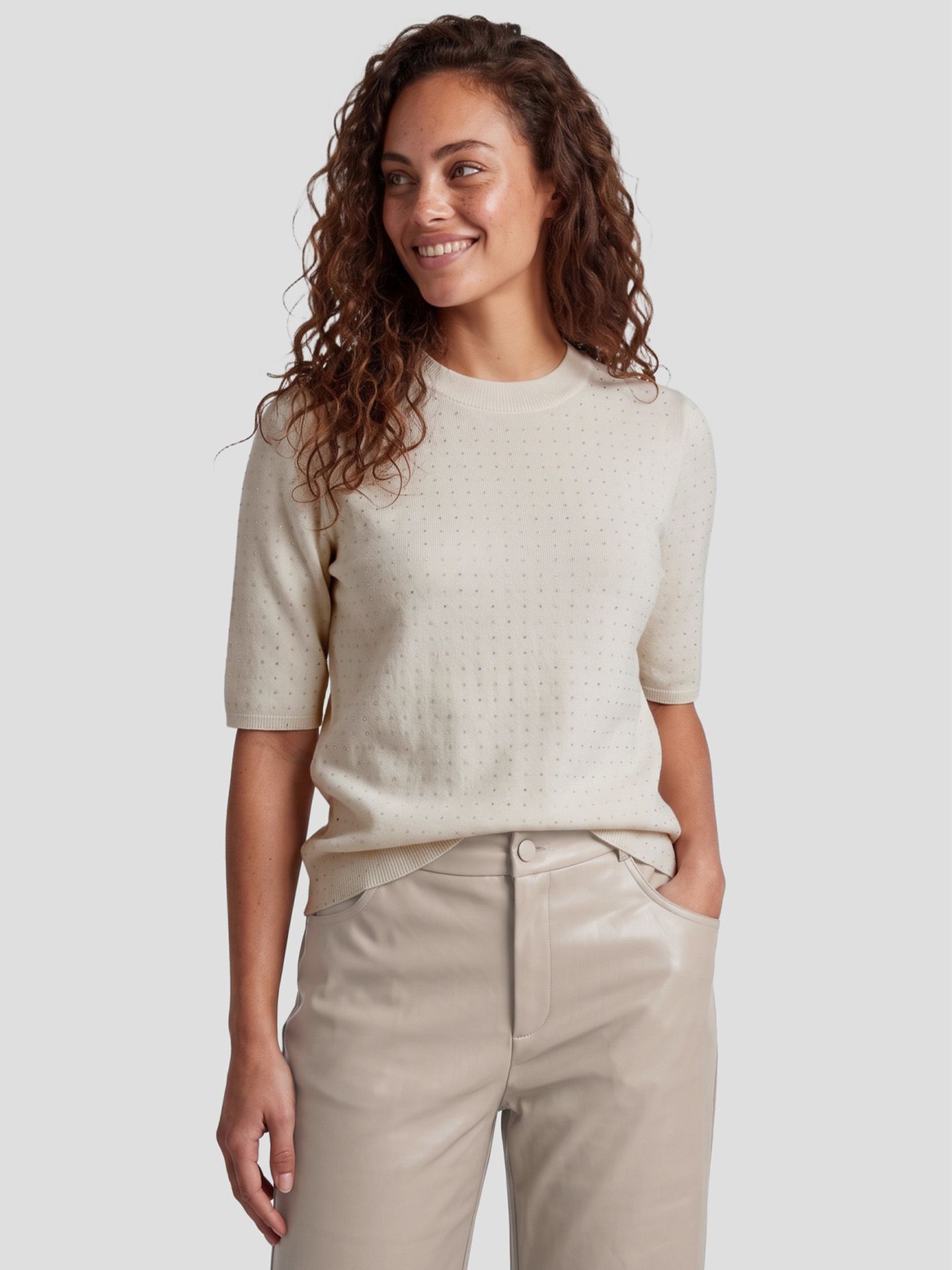 C&S The Label Trui Anna Beige 00084998-5200