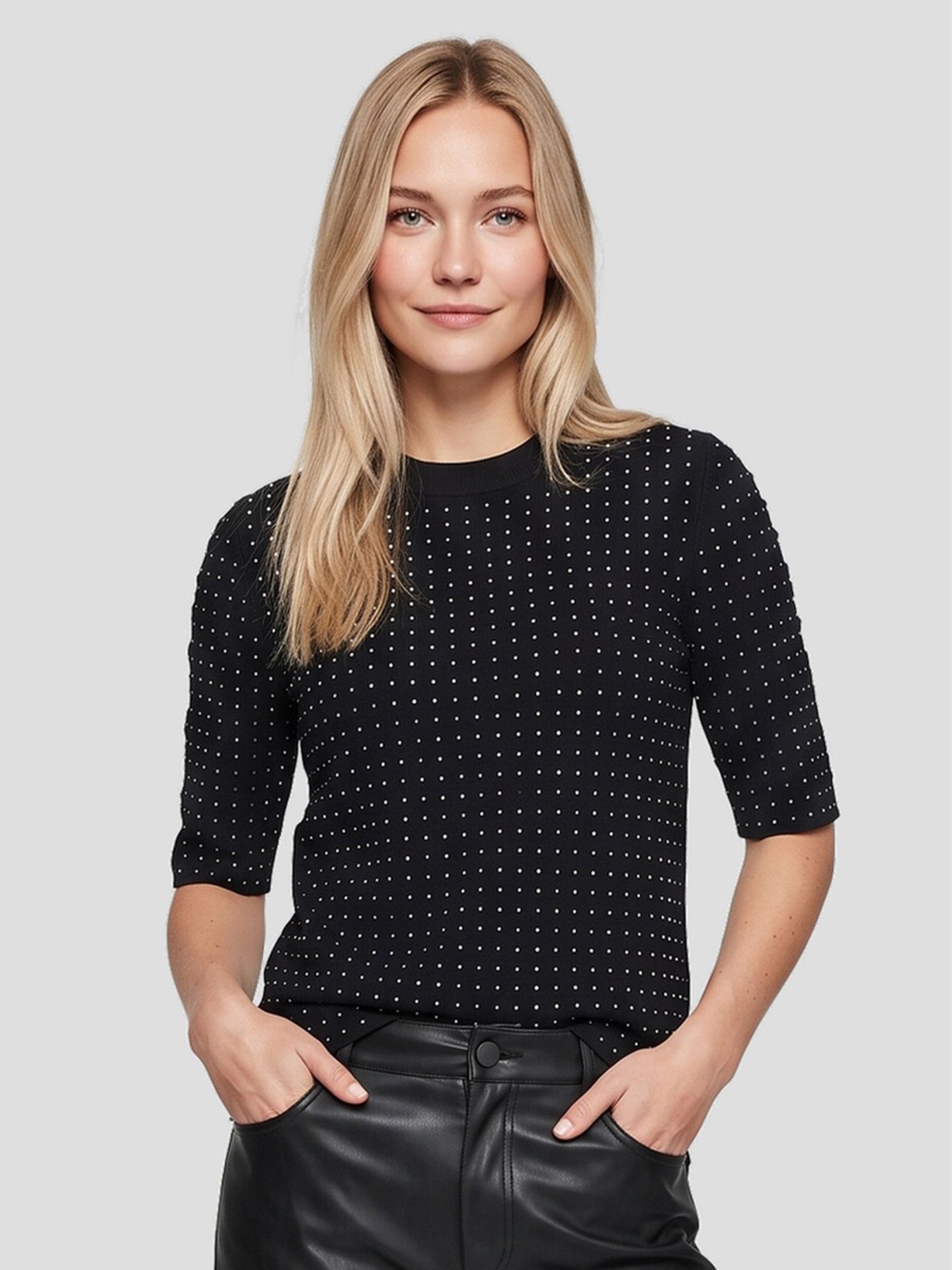 C&S The Label Trui Anna Zwart 00084998-7500