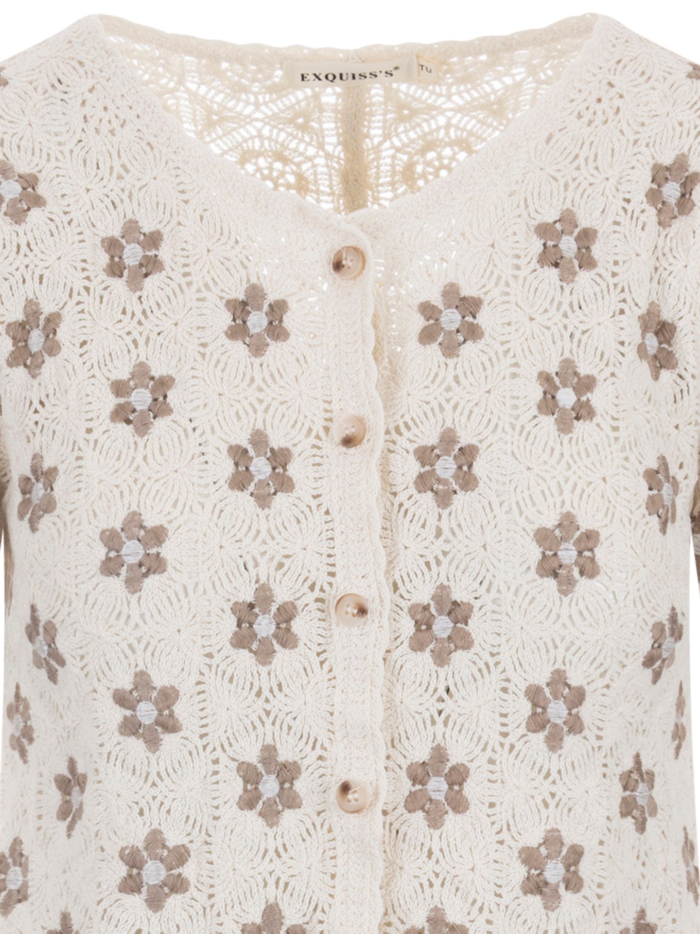 Exquisss Vest Danielle Taupe 00085011-5500