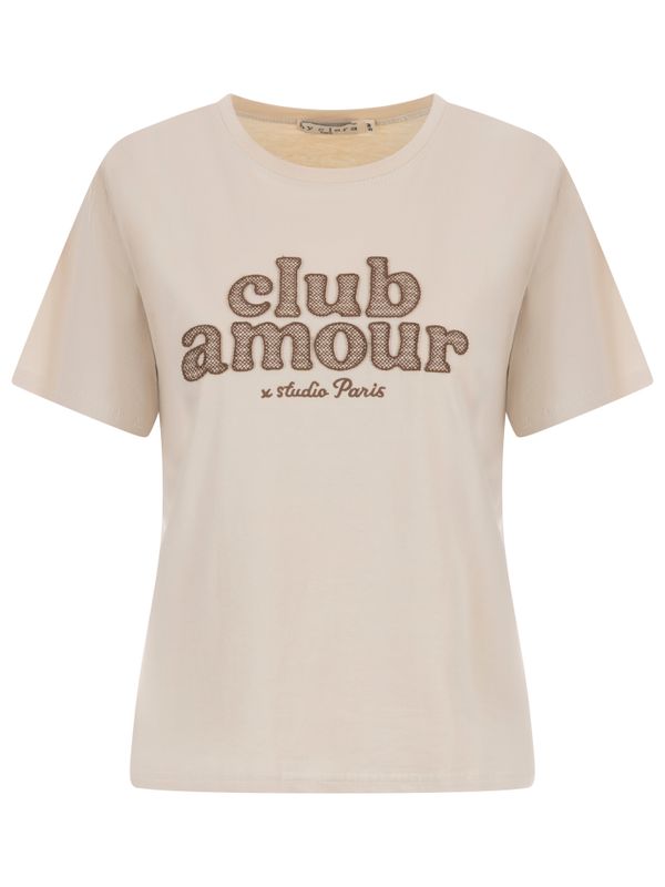 By Clara T-shirt Naomi Beige 2900082454051