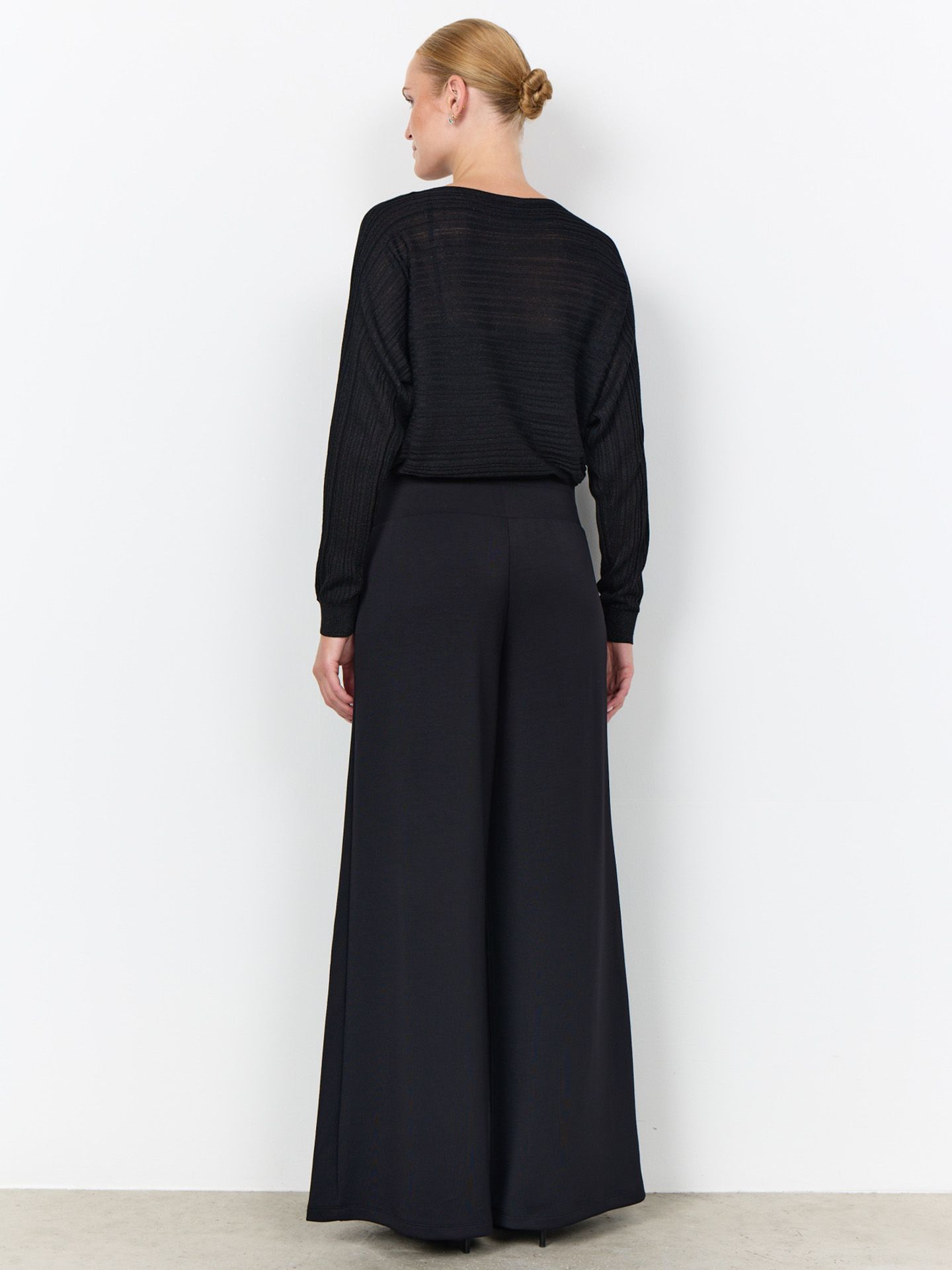 Soyaconcept Wide Leg Broek Banu Zwart 00085027-7500