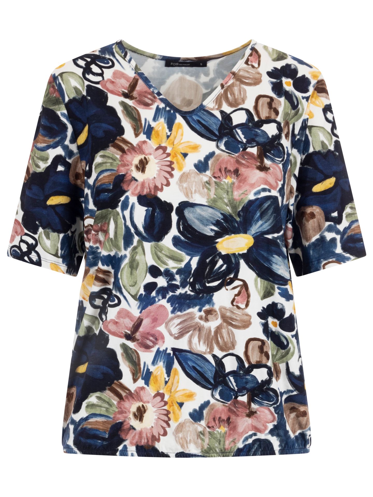 FOS Fashion T-shirt Vivi Blauw 00085042-1500