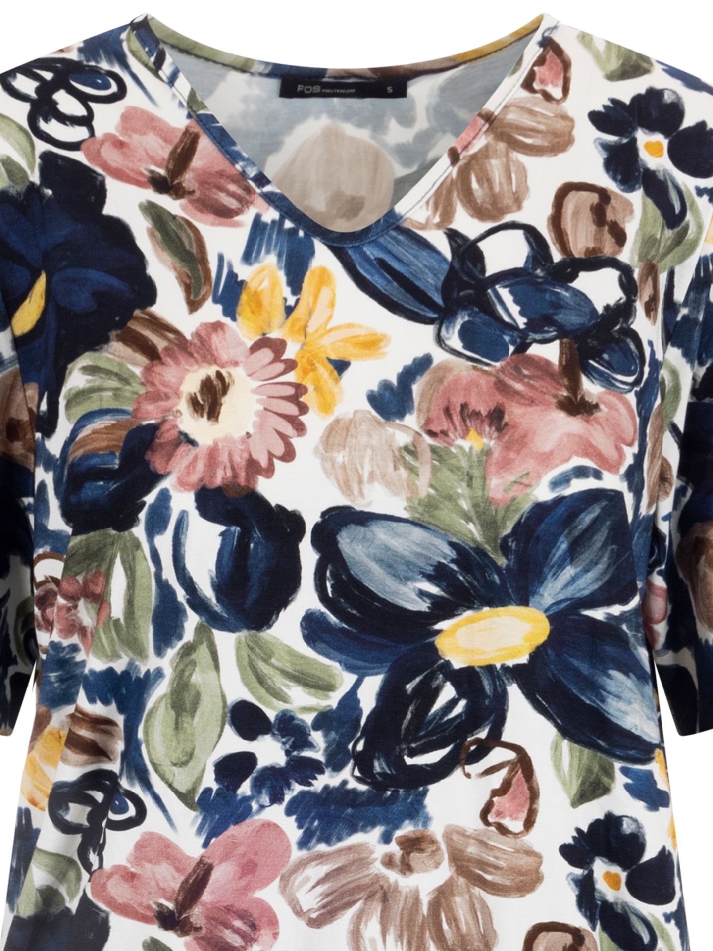 FOS Fashion T-shirt Vivi Blauw 00085042-1500