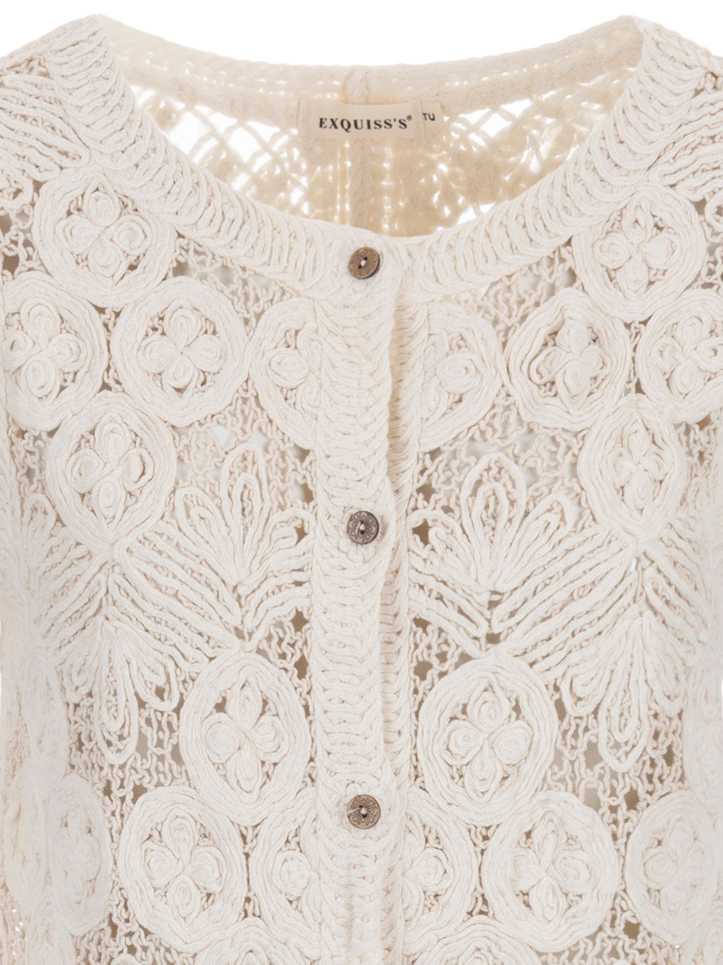 Exquisss Vest Di Beige 00085044-5200