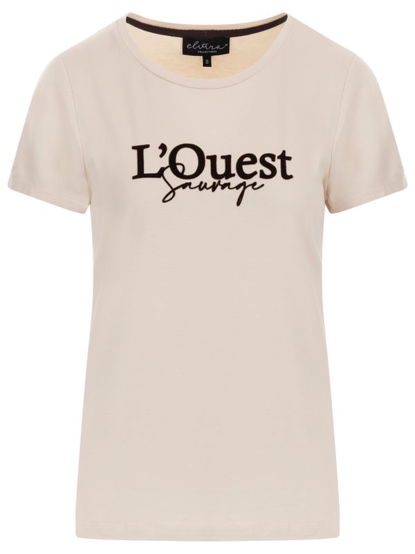 Elvira Collections T-shirt L'quest Beige 2900083382049