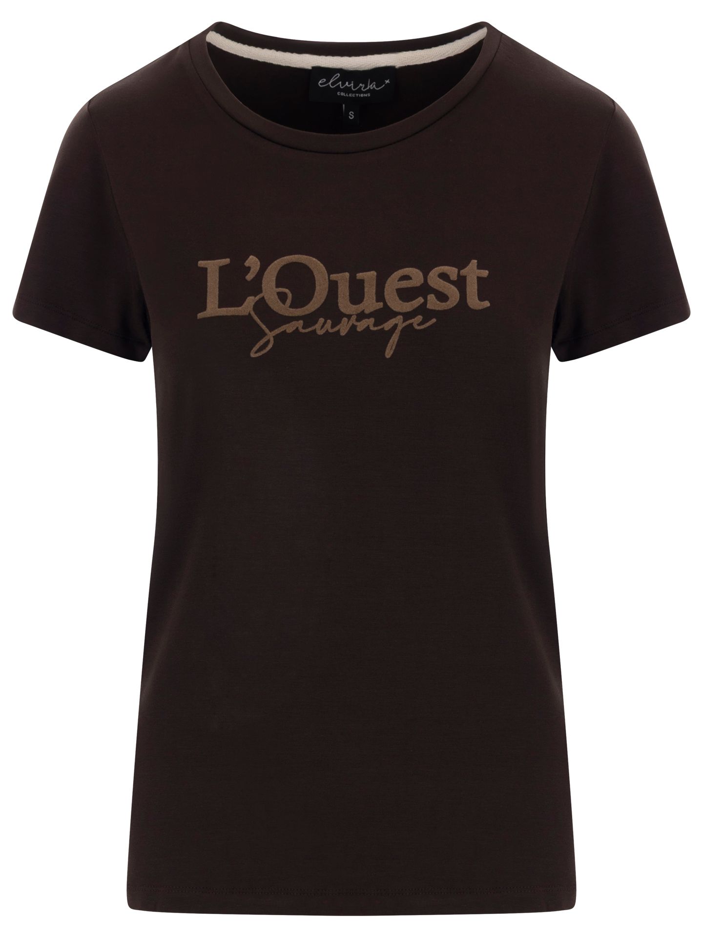 Elvira Collections T-shirt L'quest Bruin 00085080-5800