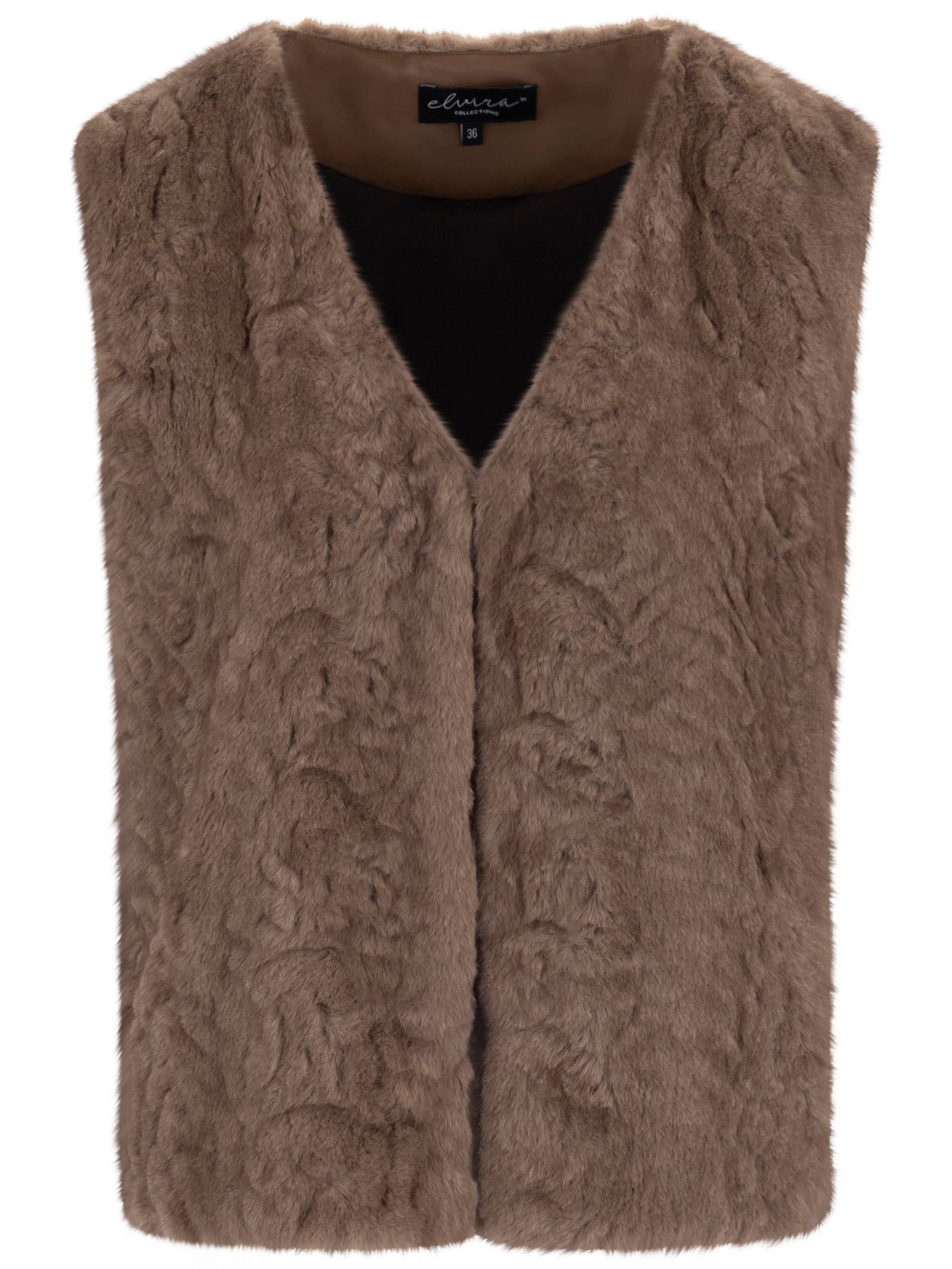 Elvira Collections Vest Liva Taupe 00085083-5500