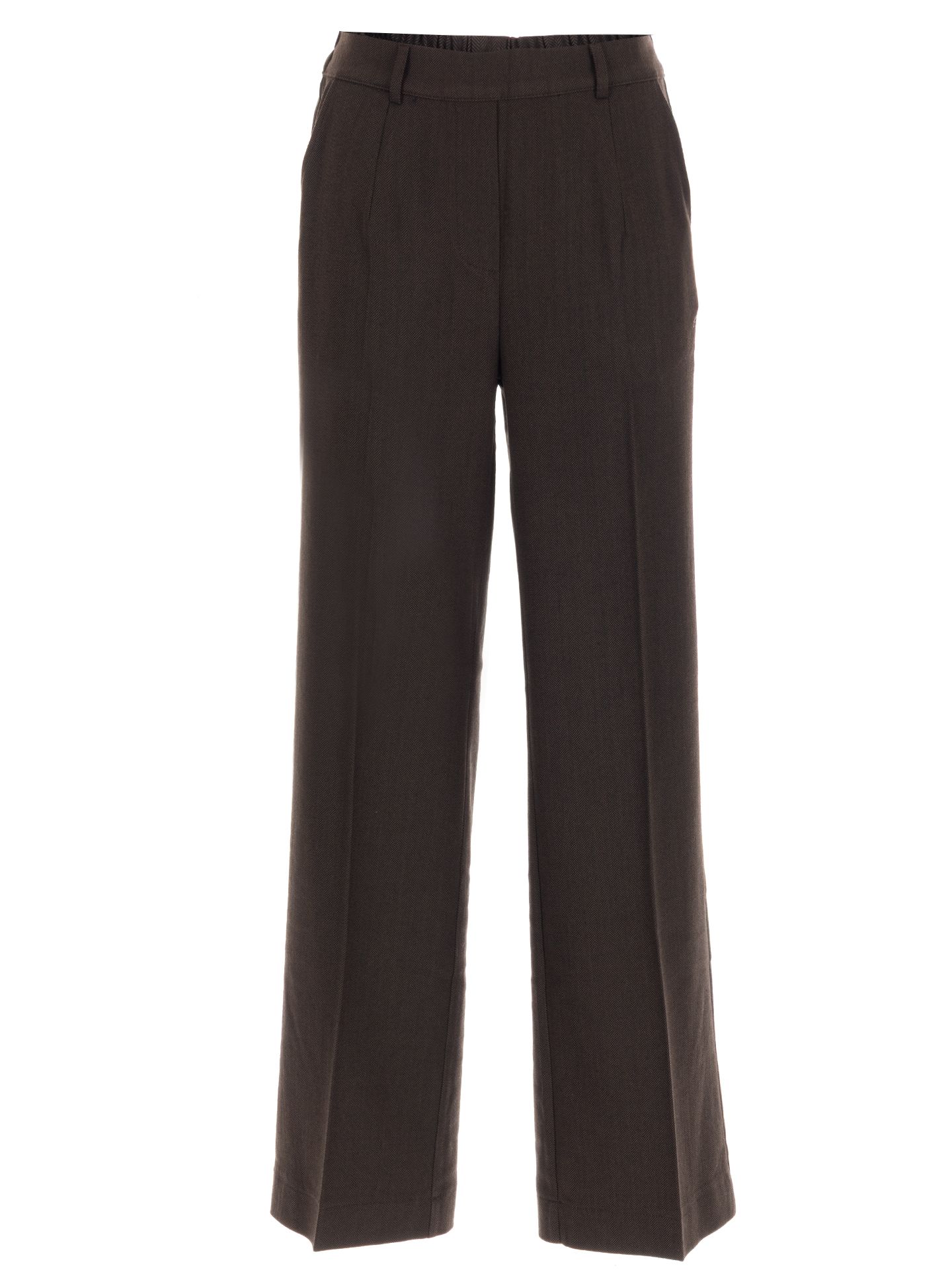Elvira Collections Wide Leg Broek Riley Bruin 00085089-5800