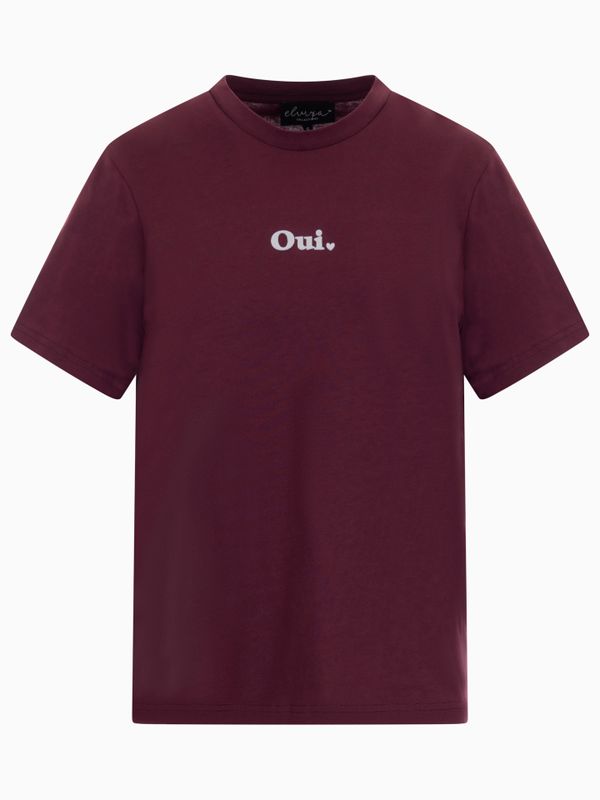 Elvira Collections T-shirt Oui Rood 2900082603046