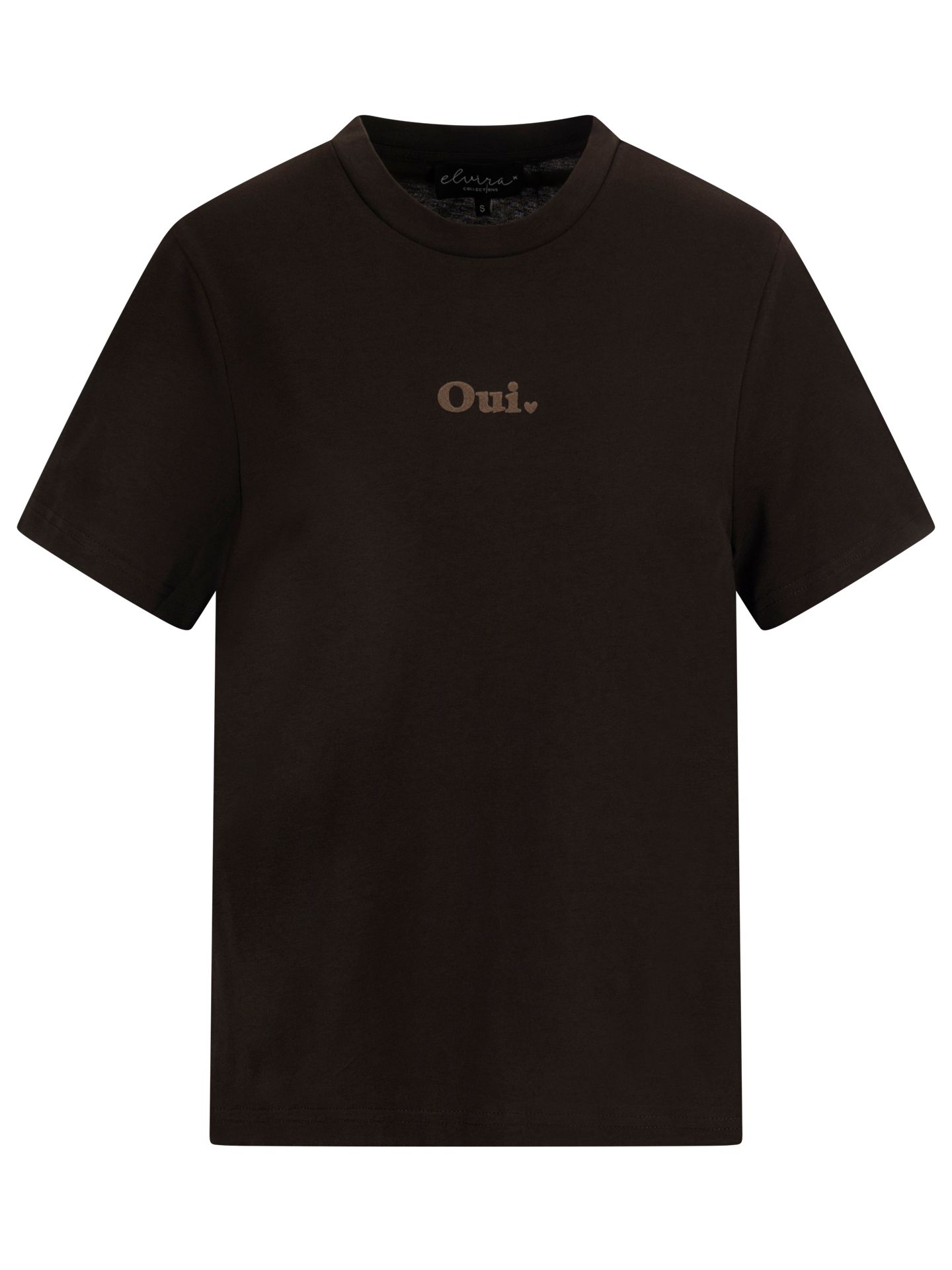 Elvira Collections T-shirt Oui Bruin 00085095-5800