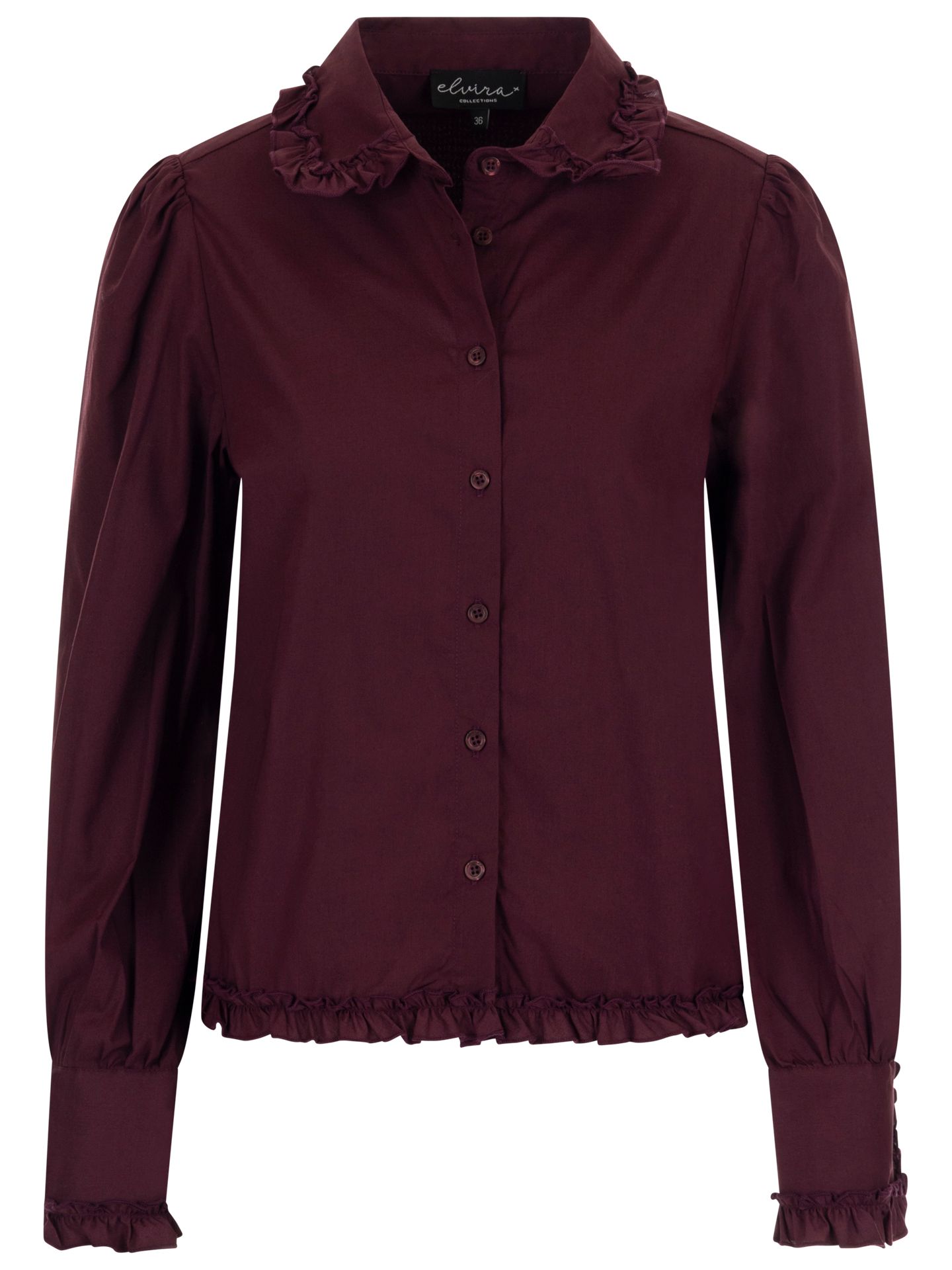 Elvira Collections Blouse Camilla Rood 00085104-3600