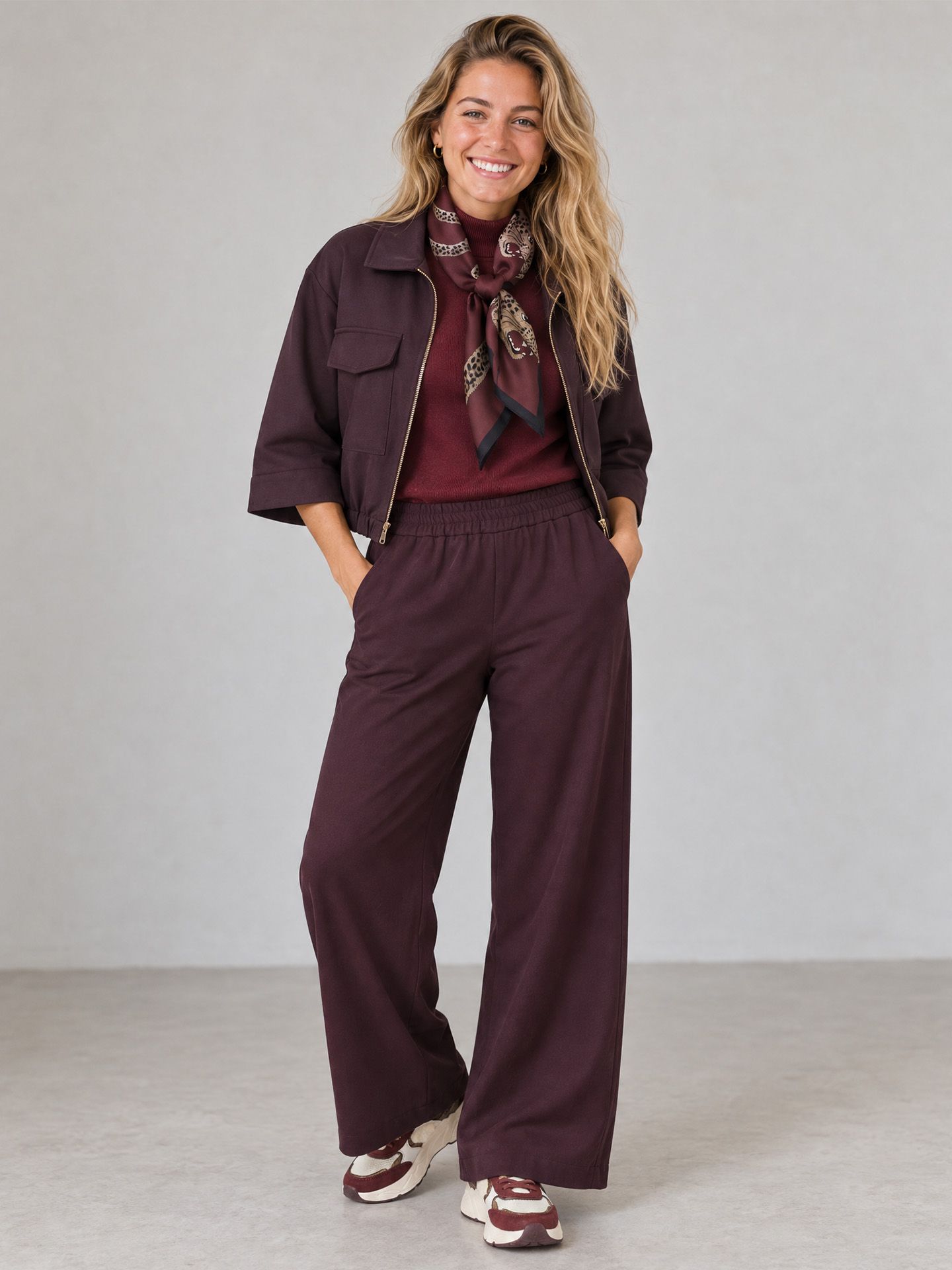 SAAR Trui Caily Rood 00085286-3600