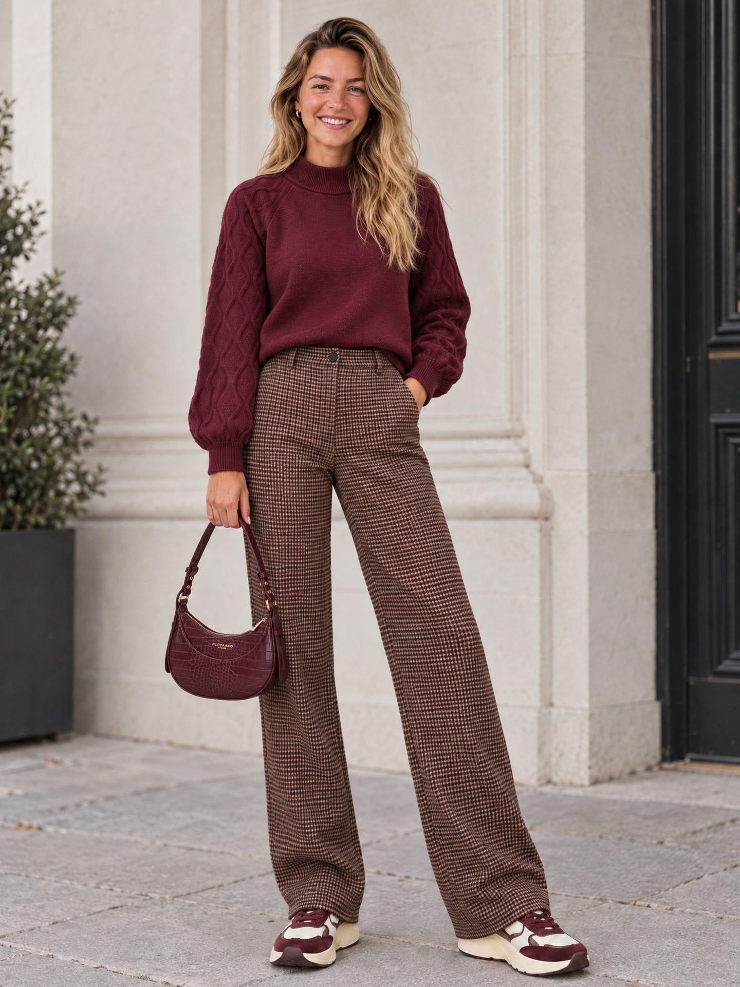 SAAR Trui Coco Rood 00085287-3600