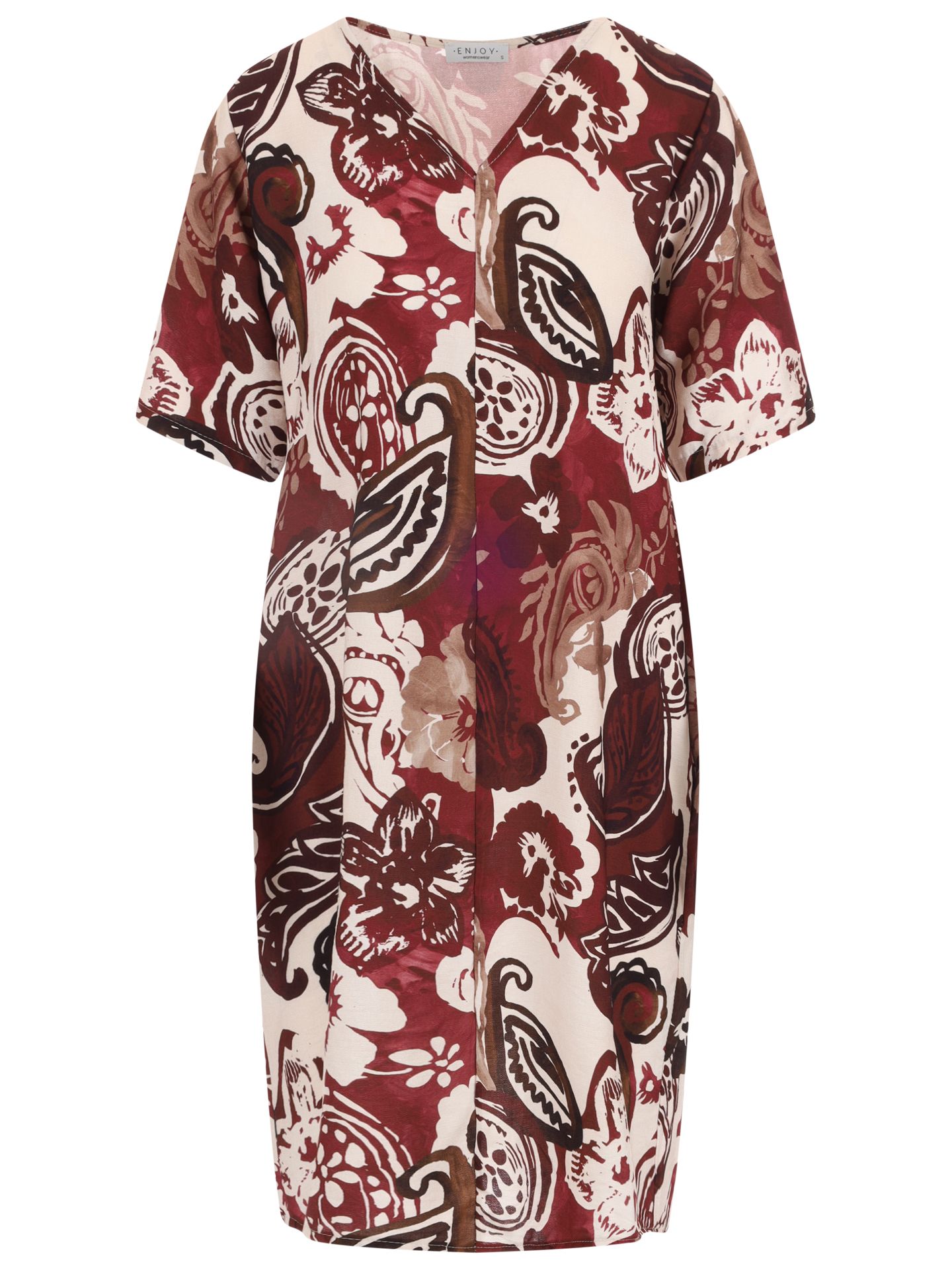Enjoy Womenswear Jurk Nadja Rood 00085292-3650