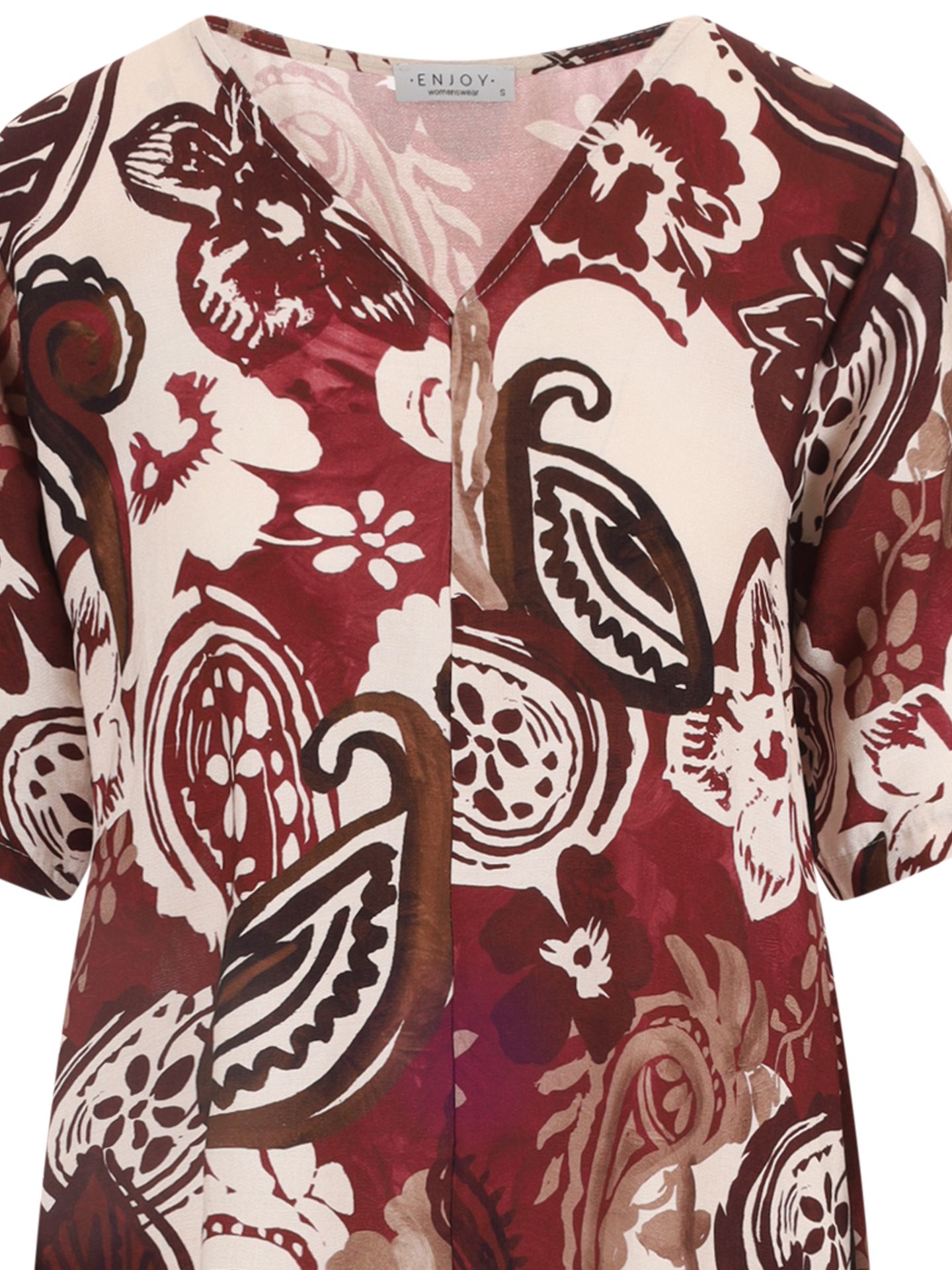 Enjoy Womenswear Jurk Nadja Rood 00085292-3650