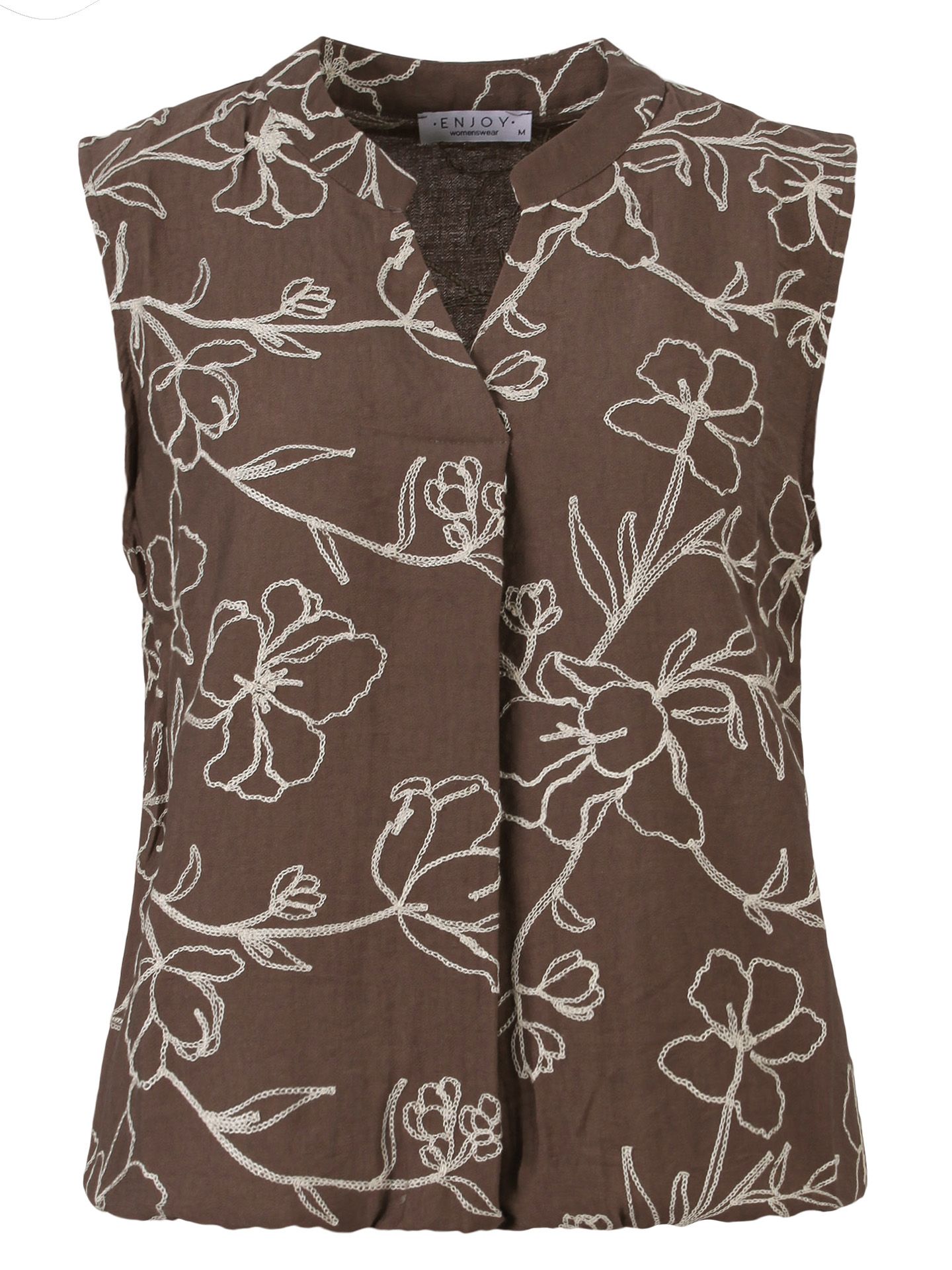 Enjoy Womenswear Blouse Madelief Bruin 00085293-5800
