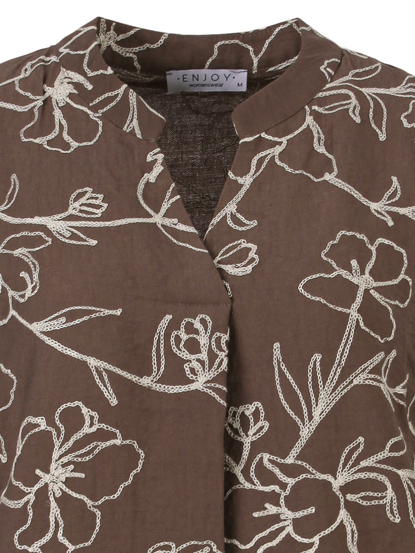 Enjoy Womenswear Blouse Madelief Bruin 00085293-5800