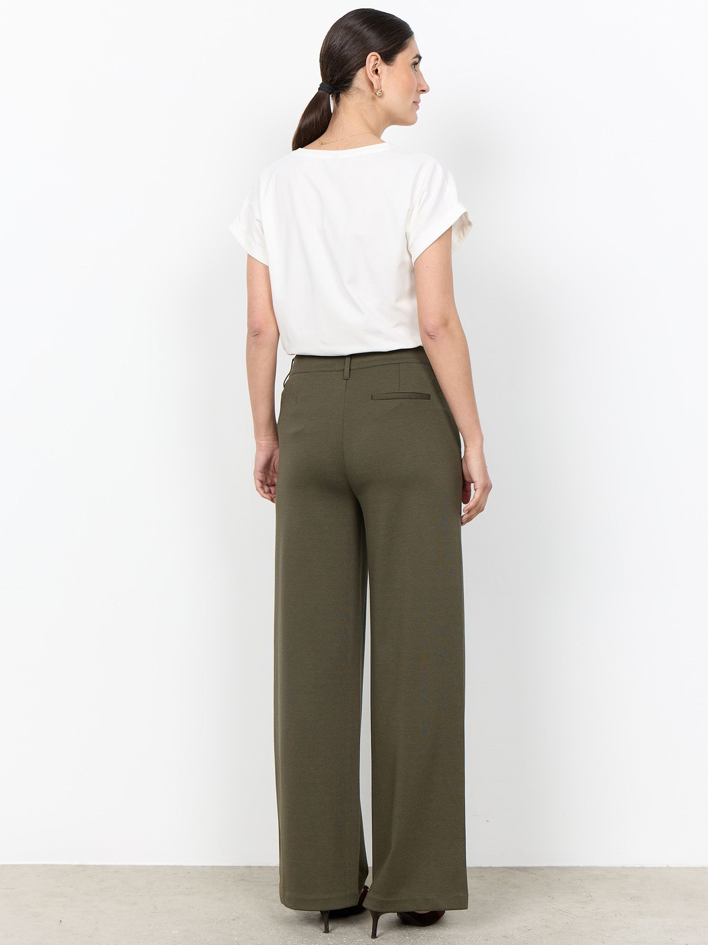Soyaconcept Straight Broek Daniella Groen 00085302-6300