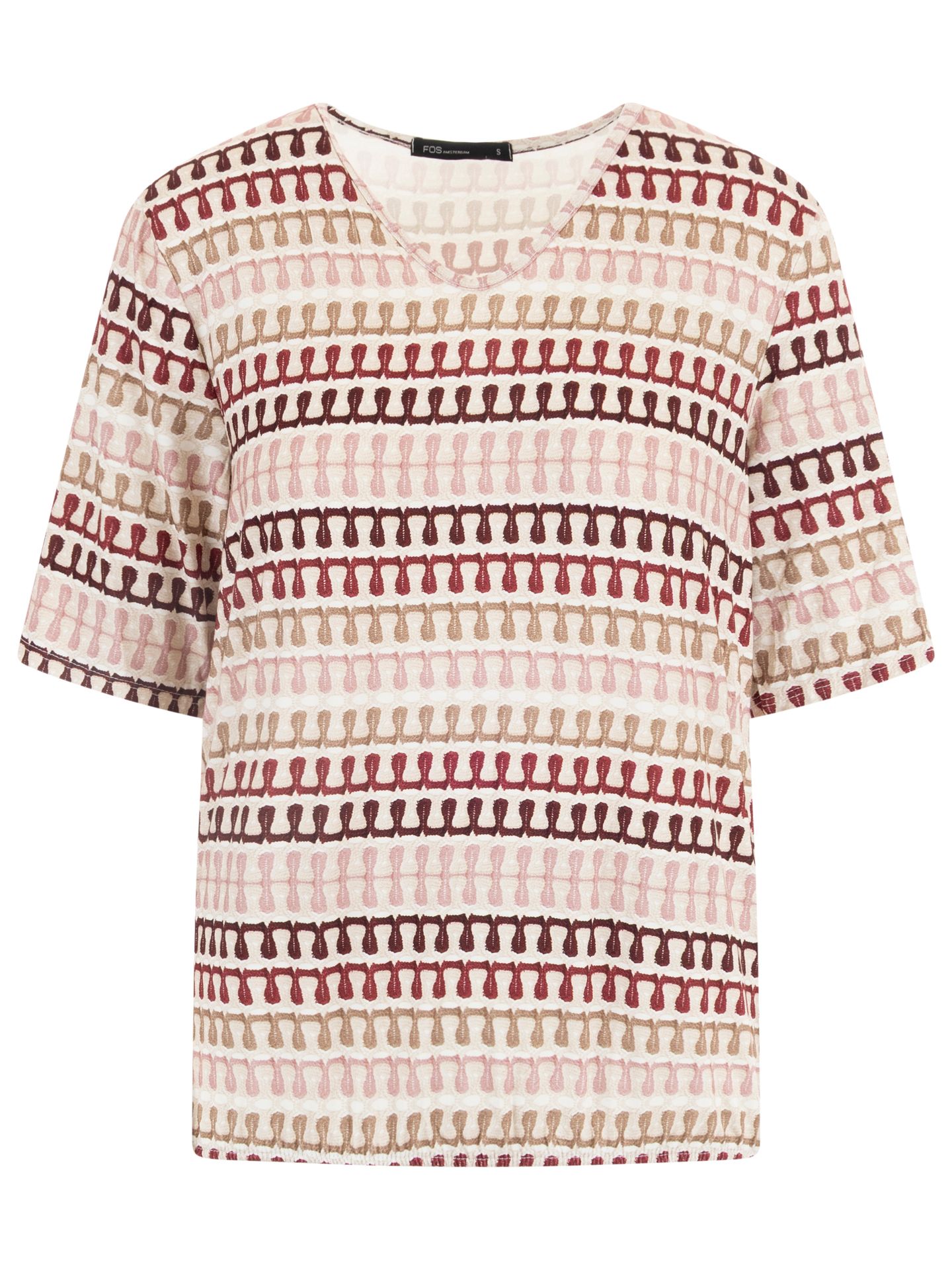 FOS Fashion T-shirt Vivi Rood 00085308-3600