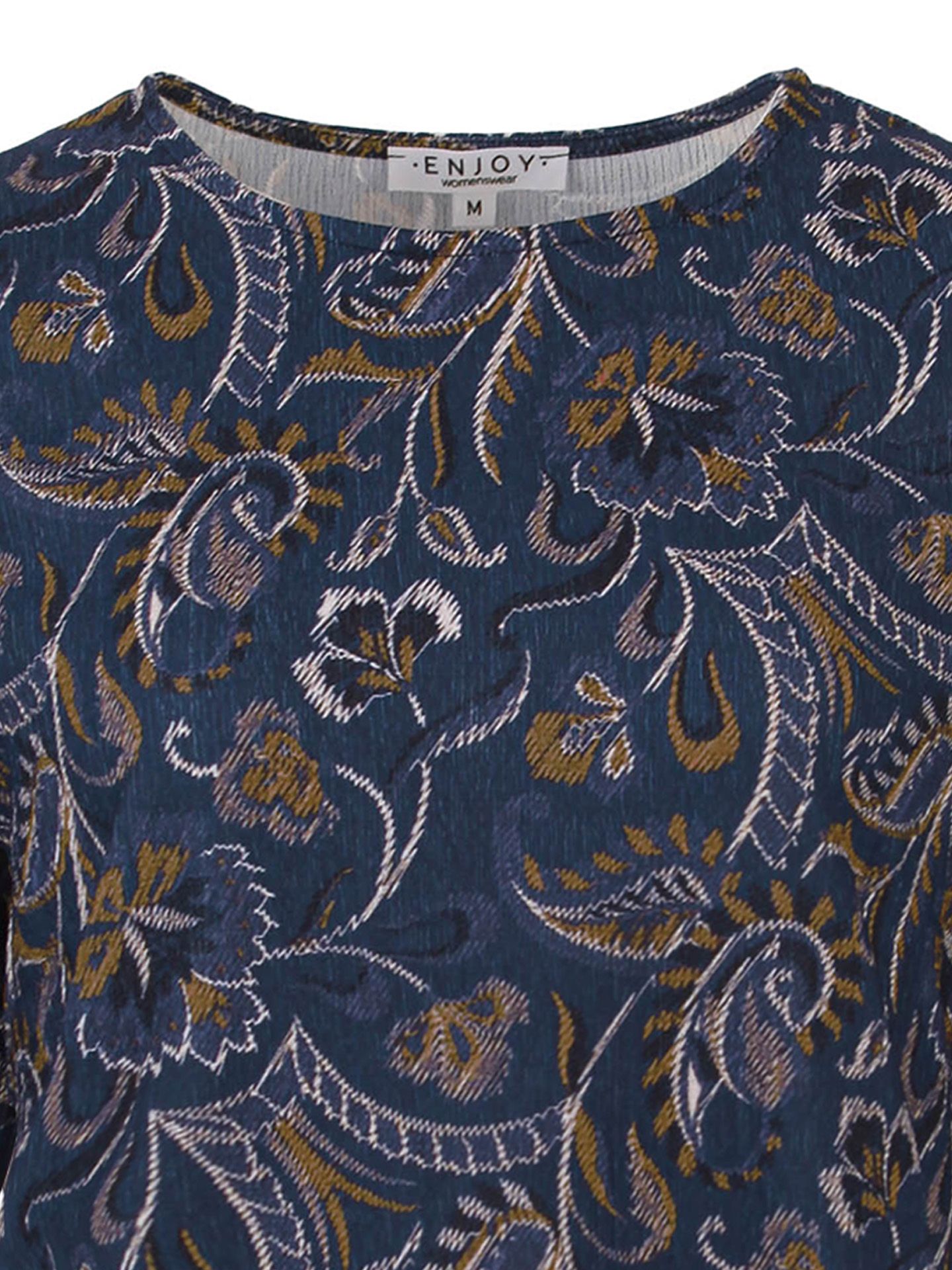 Enjoy Womenswear T-shirt Wendy Blauw 00085340-1300