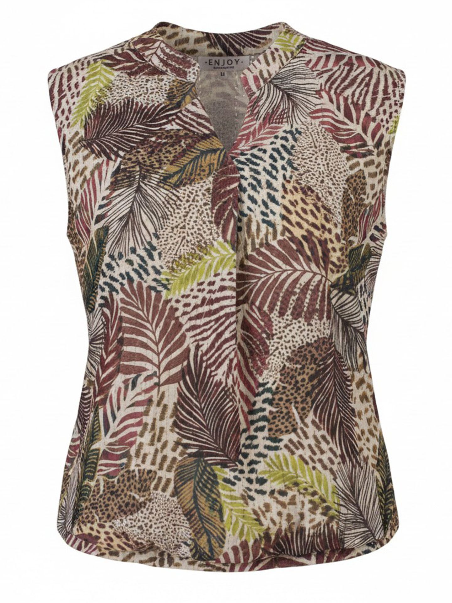 Enjoy Womenswear Top Fabienne Paars 00085343-4100