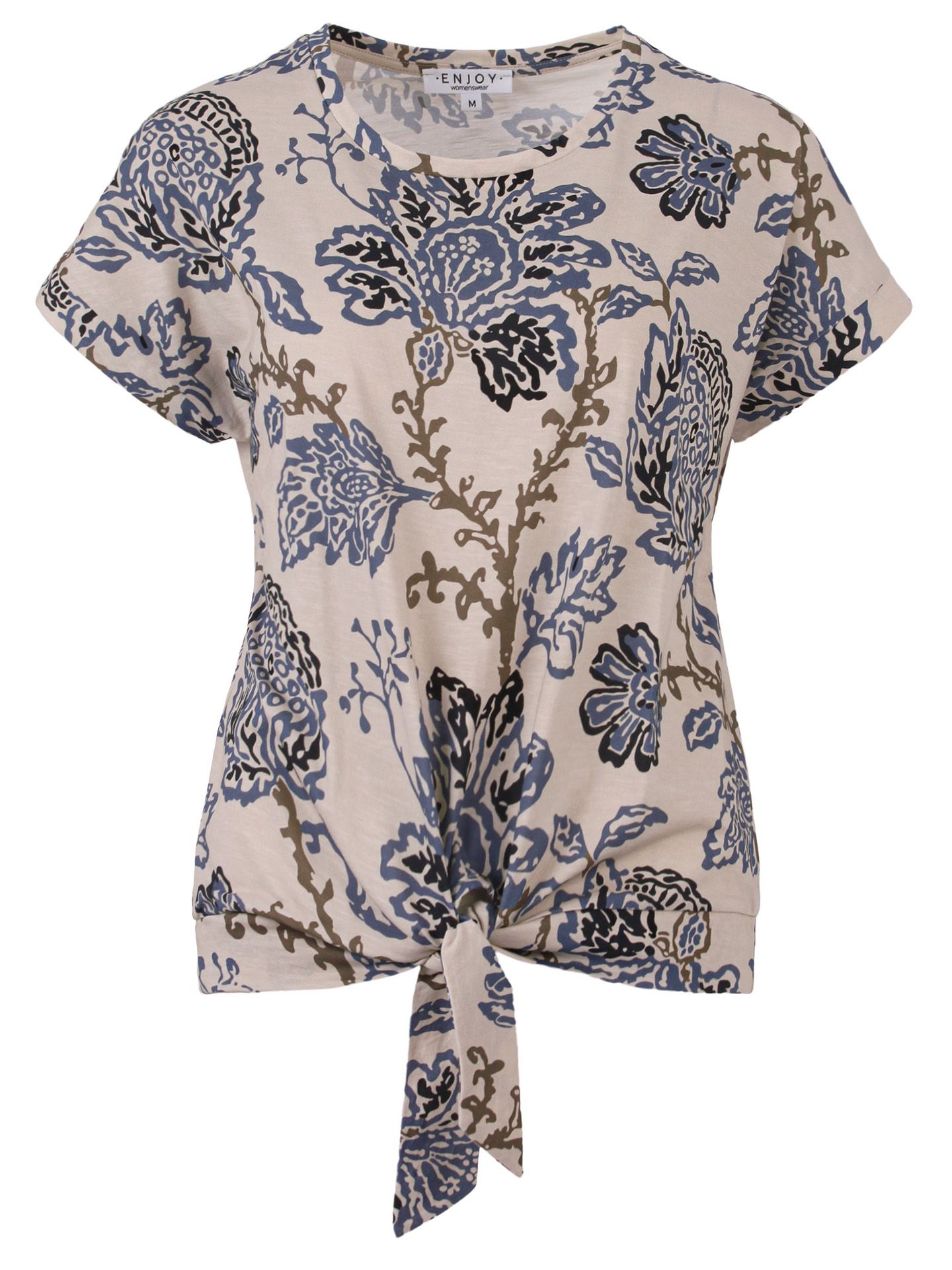 Enjoy Womenswear T-shirt Olivia Blauw 00085344-1350