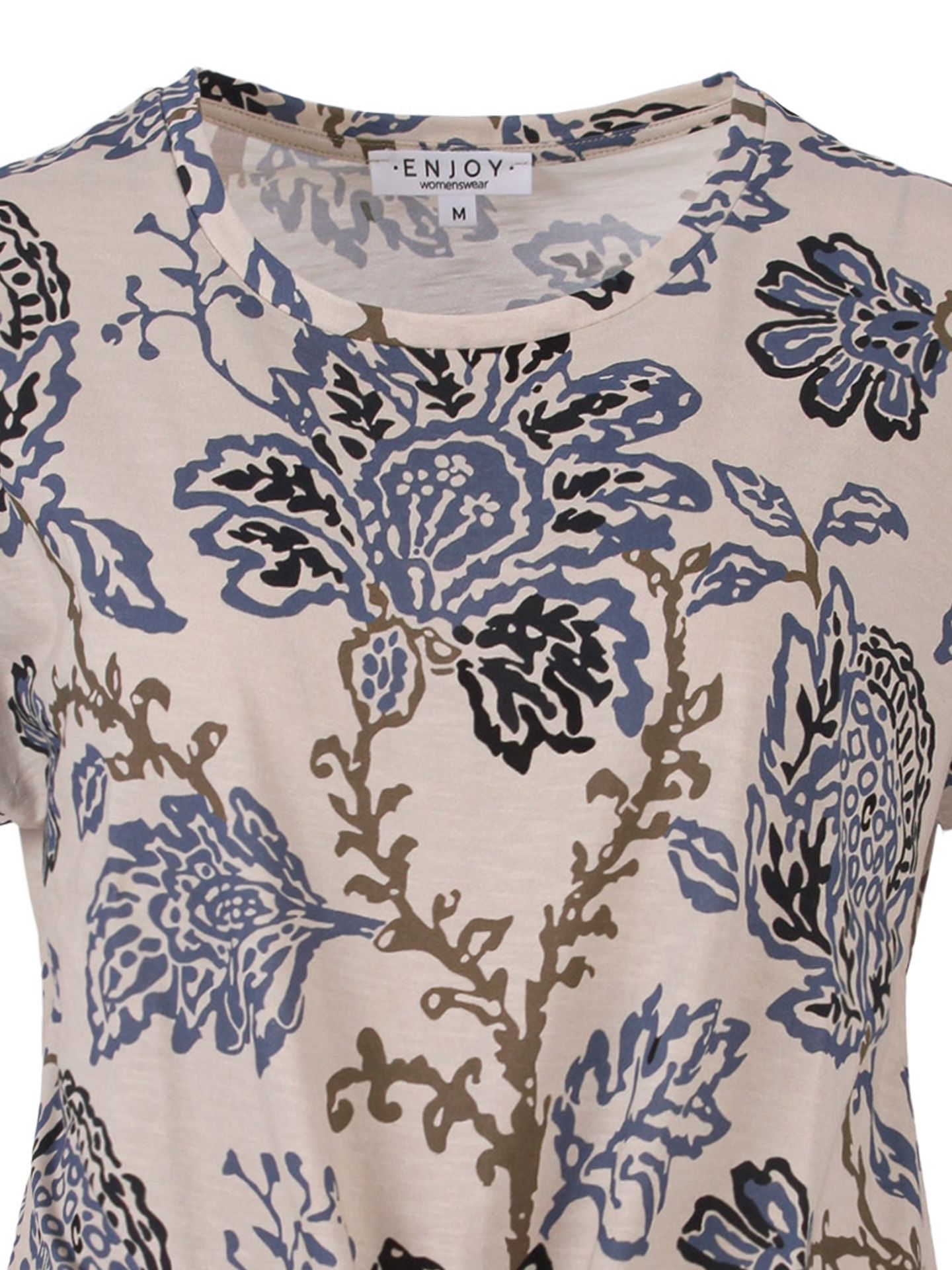 Enjoy Womenswear T-shirt Olivia Blauw 00085344-1350