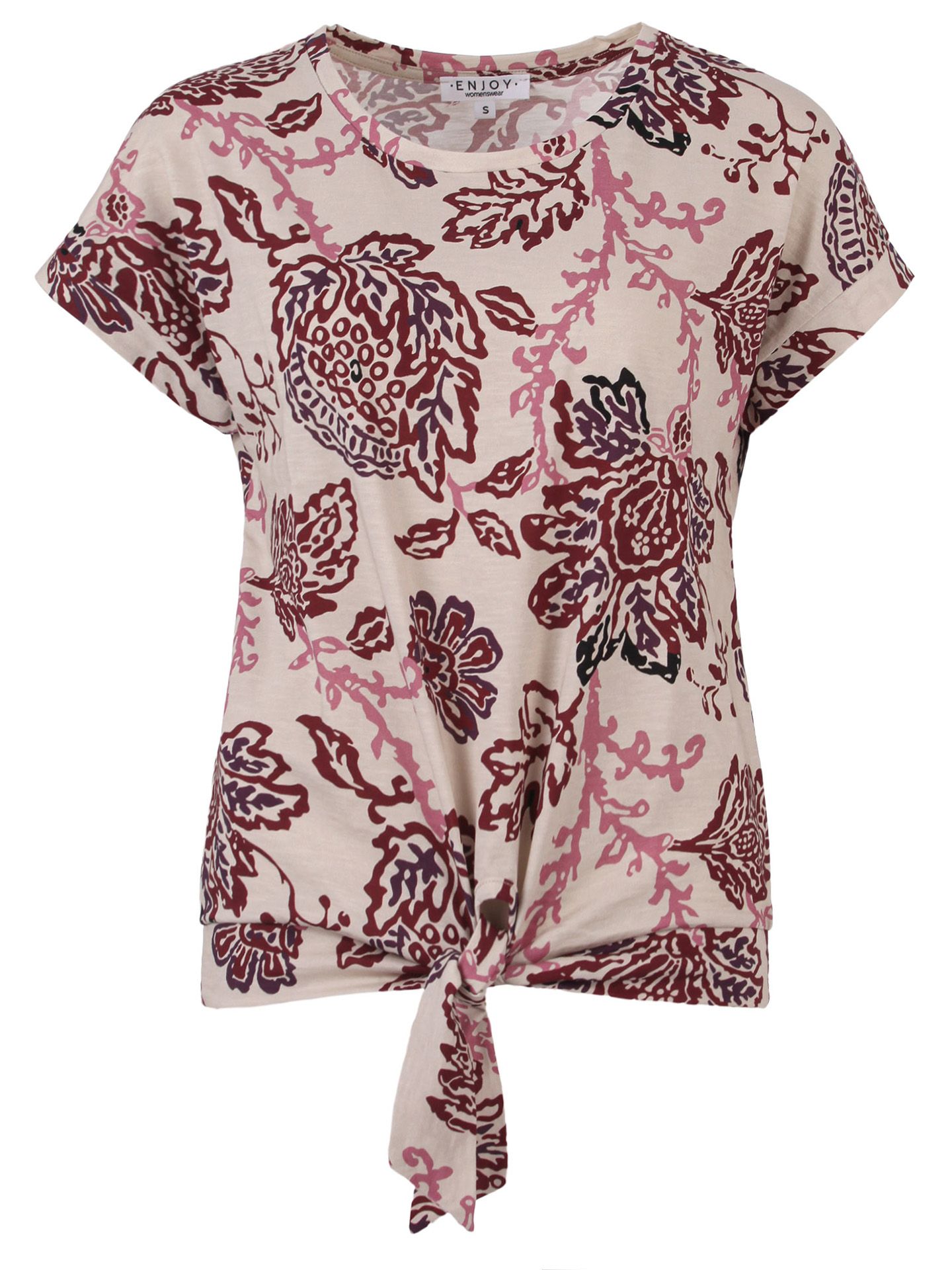 Enjoy Womenswear T-shirt Olivia Rood 00085344-3650