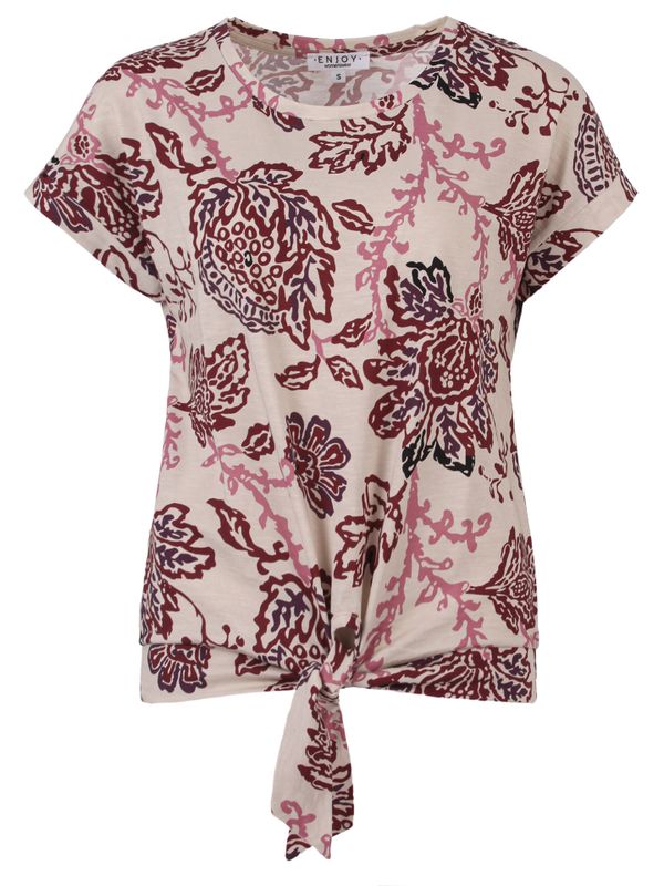 Enjoy Womenswear T-shirt Olivia Rood 2900082973057