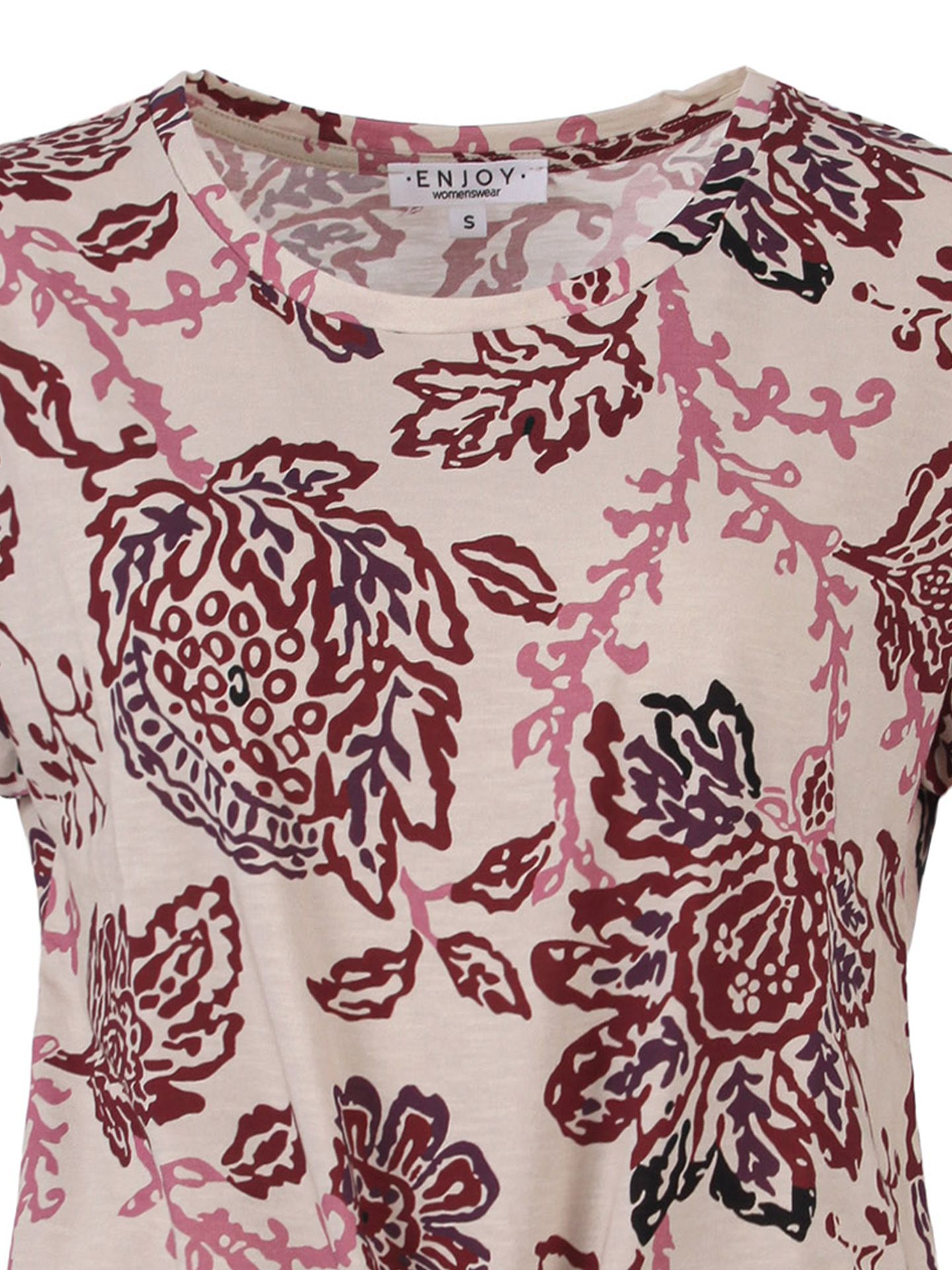 Enjoy Womenswear T-shirt Olivia Rood 00085344-3650