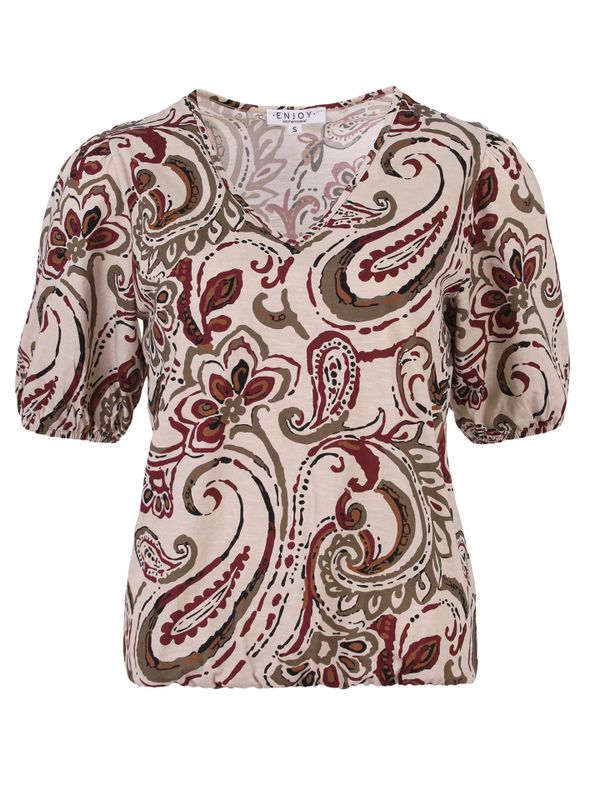 Enjoy Womenswear T-shirt Melanie Rood 2900082982028