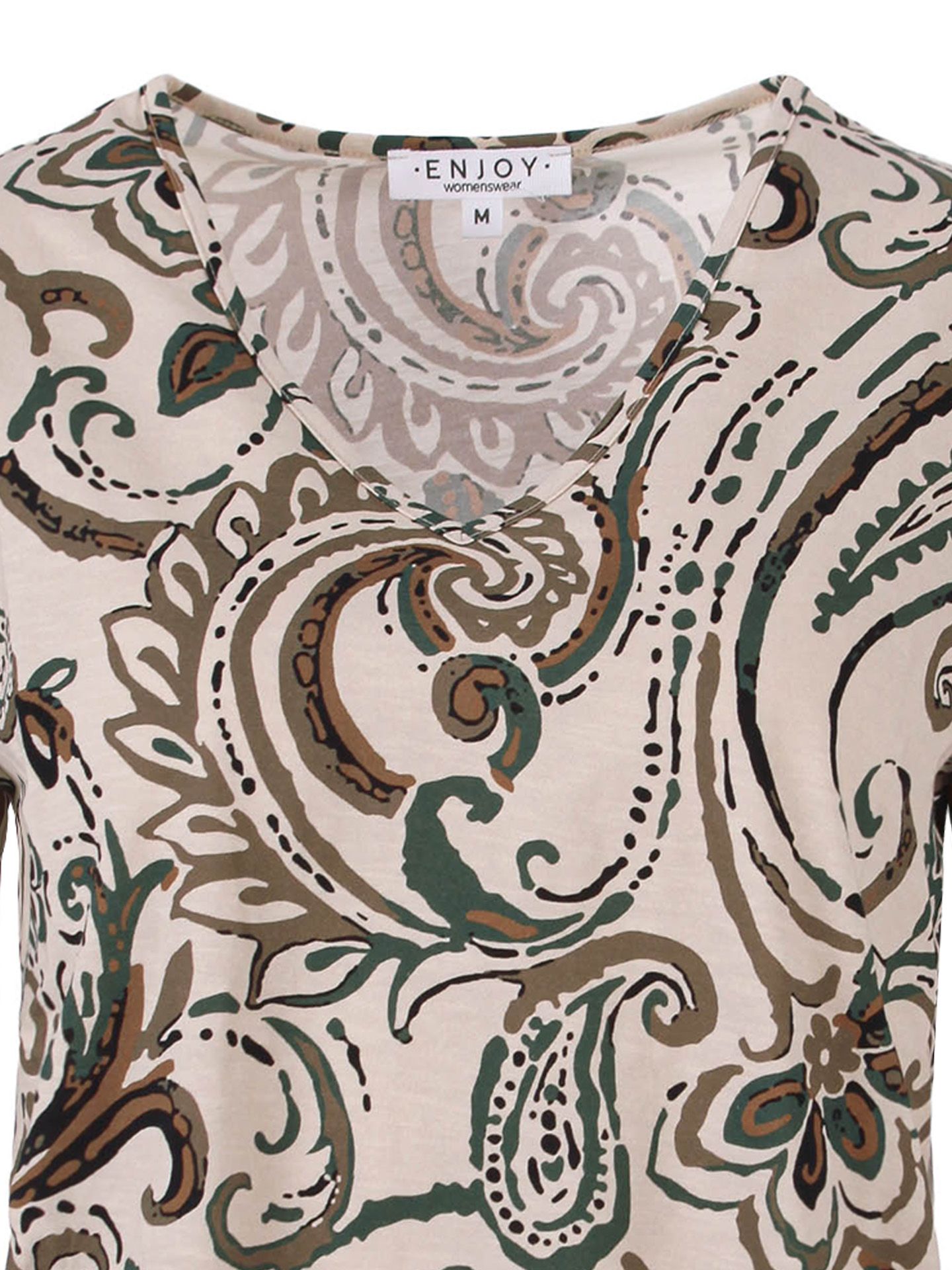 Enjoy Womenswear T-shirt Melanie Groen 00085349-6500
