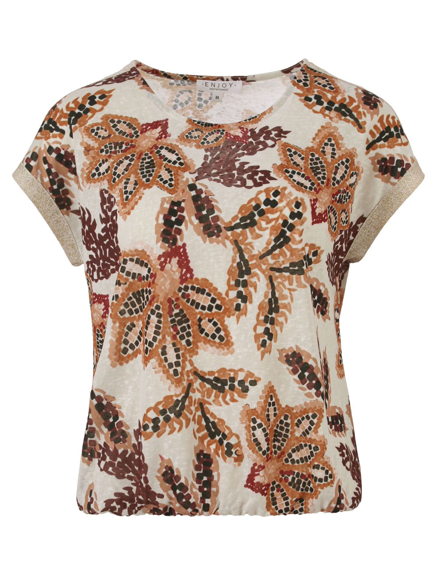 Enjoy Womenswear T-shirt Cady Rood 00085352-3600