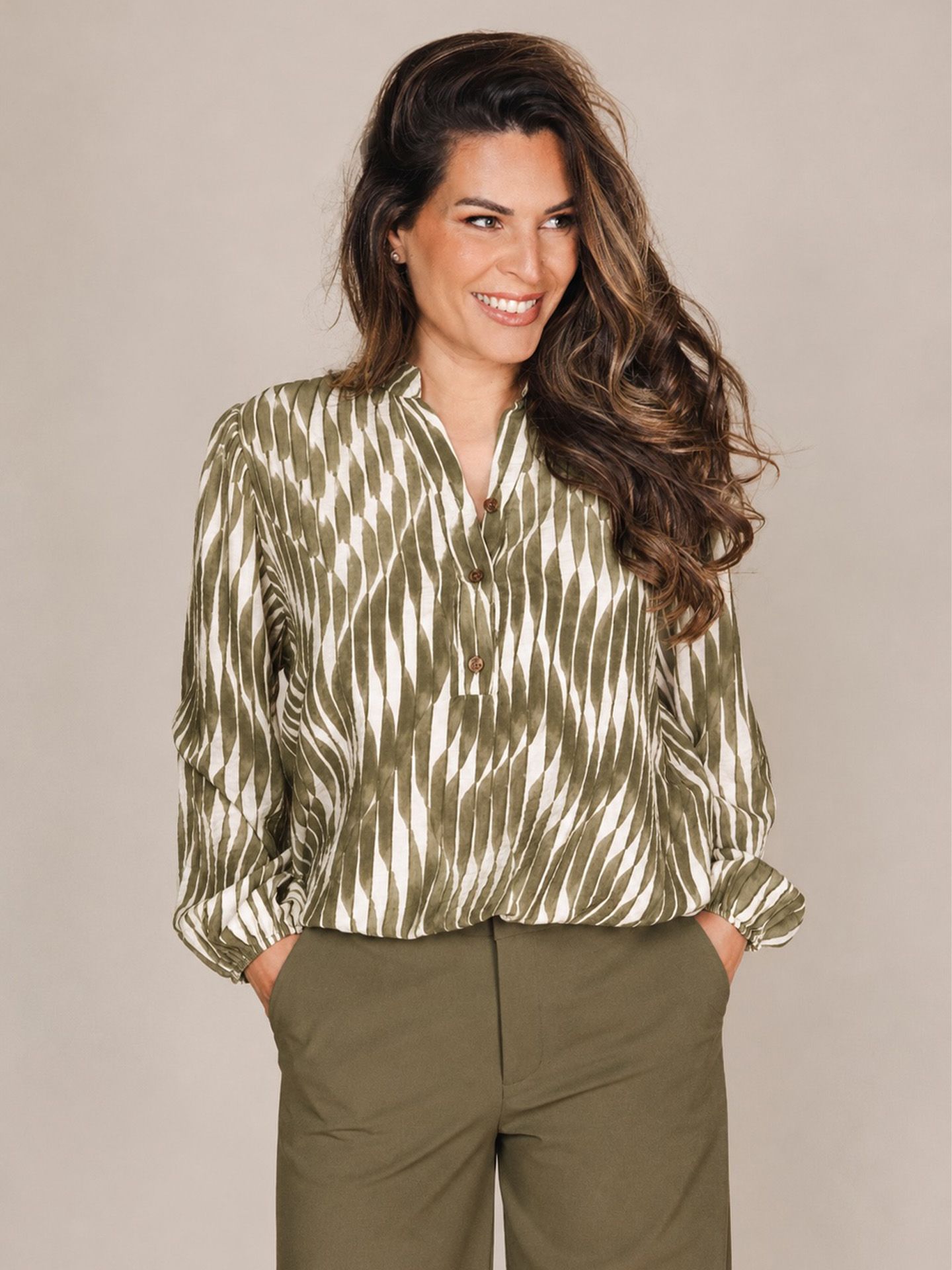 Zoso Blouse Zora Groen 00085387-6300