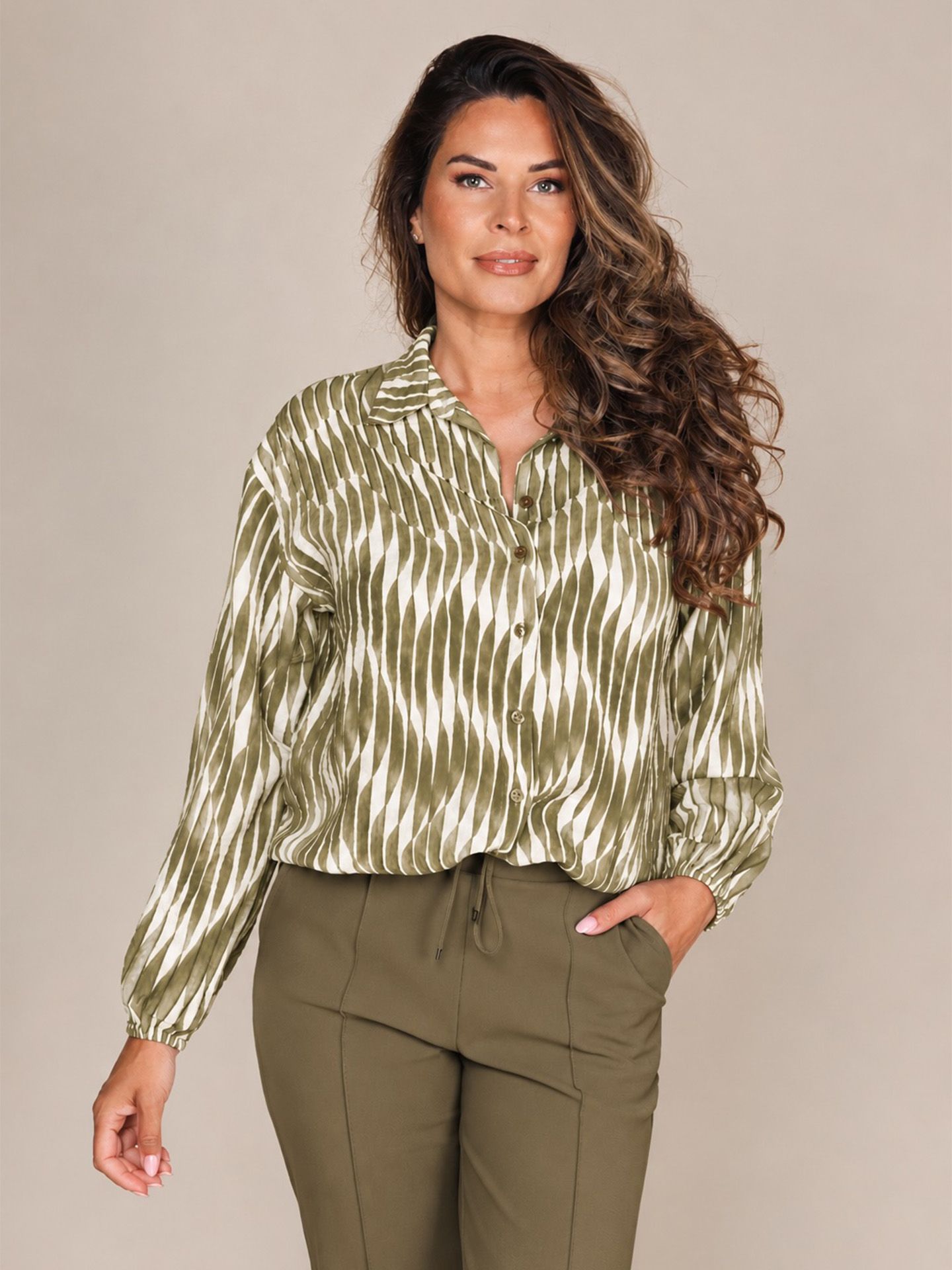 Zoso Blouse Nadia Groen 00085390-6300