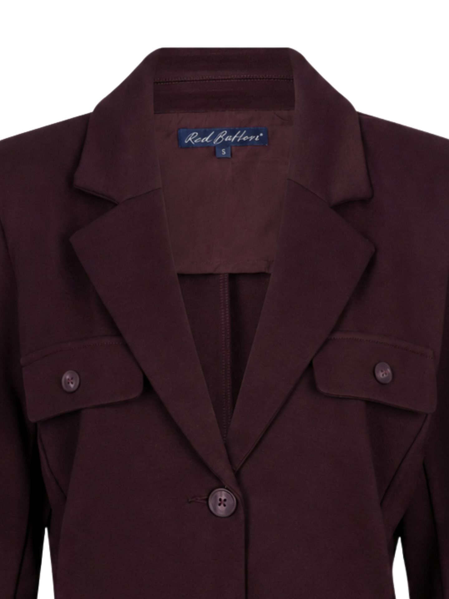 Red Button Blazer Blazer Rood 00085397-3600