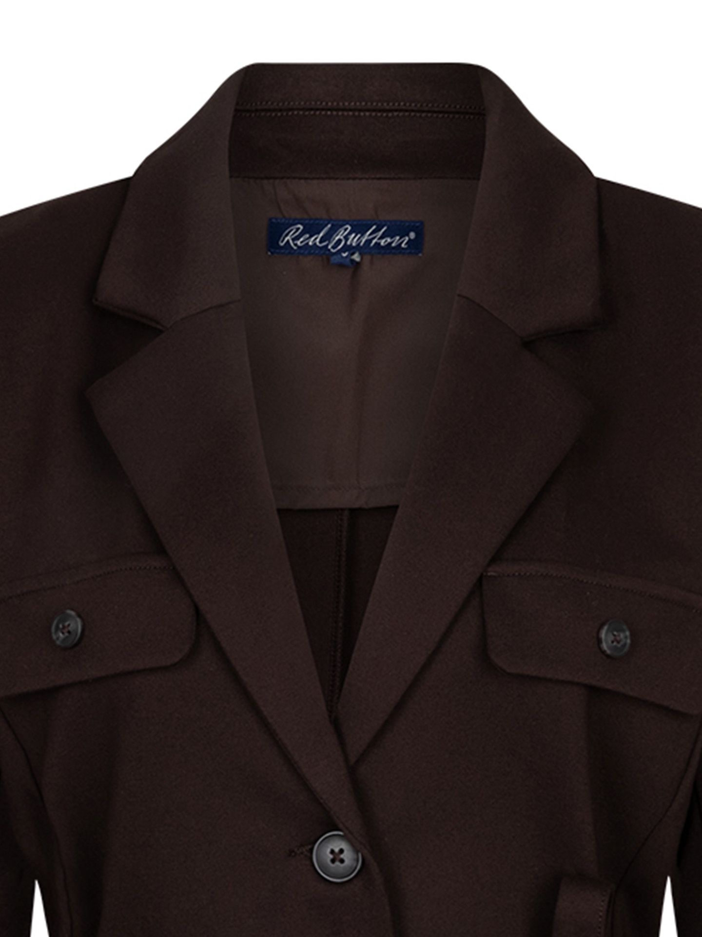 Red Button Blazer Blazer Bruin 00085397-5800
