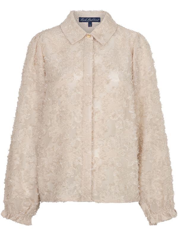 Red Button Blouse Bea Beige 2900083078041
