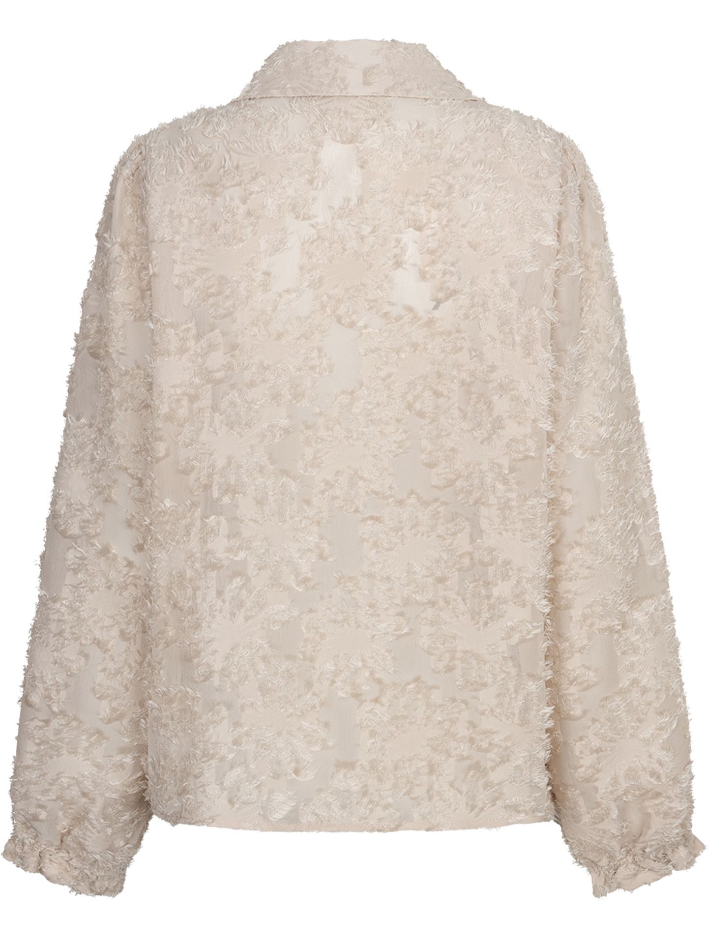 Red Button Blouse Bea Beige 00085398-5100